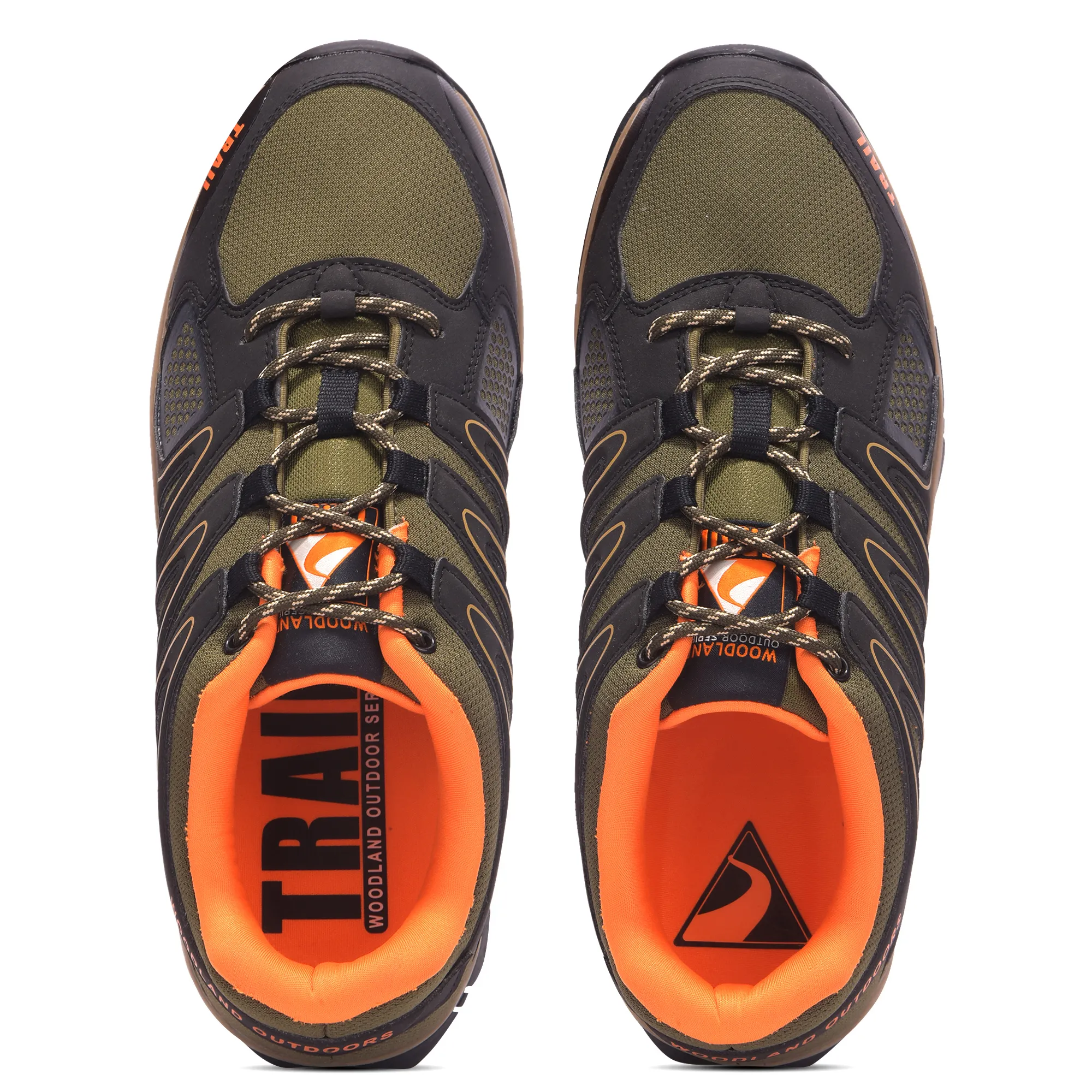Woodland Men’s Olive Trail Hike Shoes - Thumbnail 5