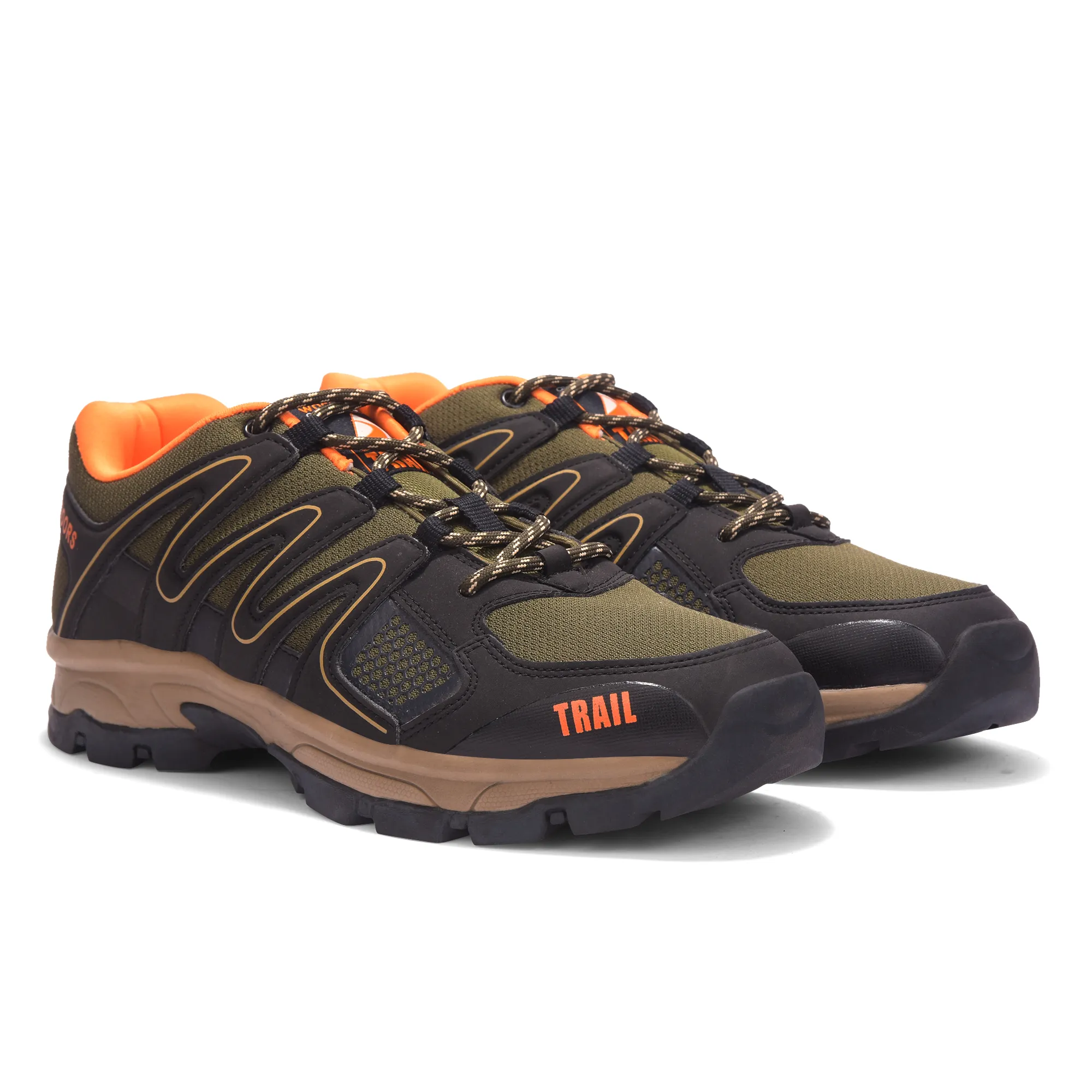 Woodland Men’s Olive Trail Hike Shoes - Thumbnail 8