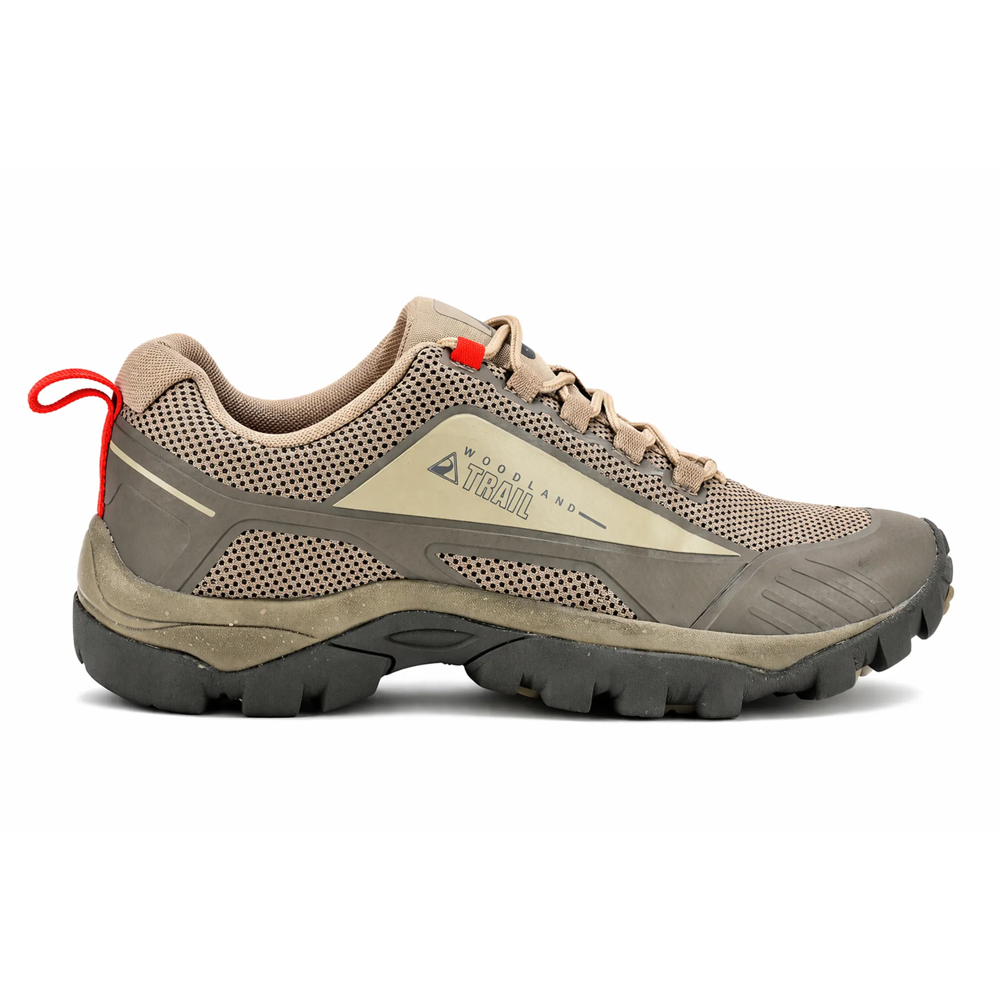 Woodland Beige Men Hiking Shoes - Thumbnail 2