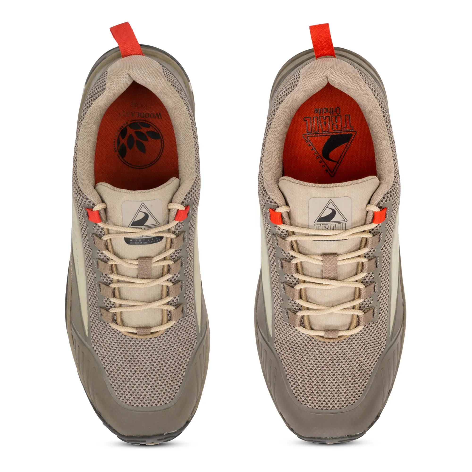 Woodland Beige Men Hiking Shoes - Thumbnail 5