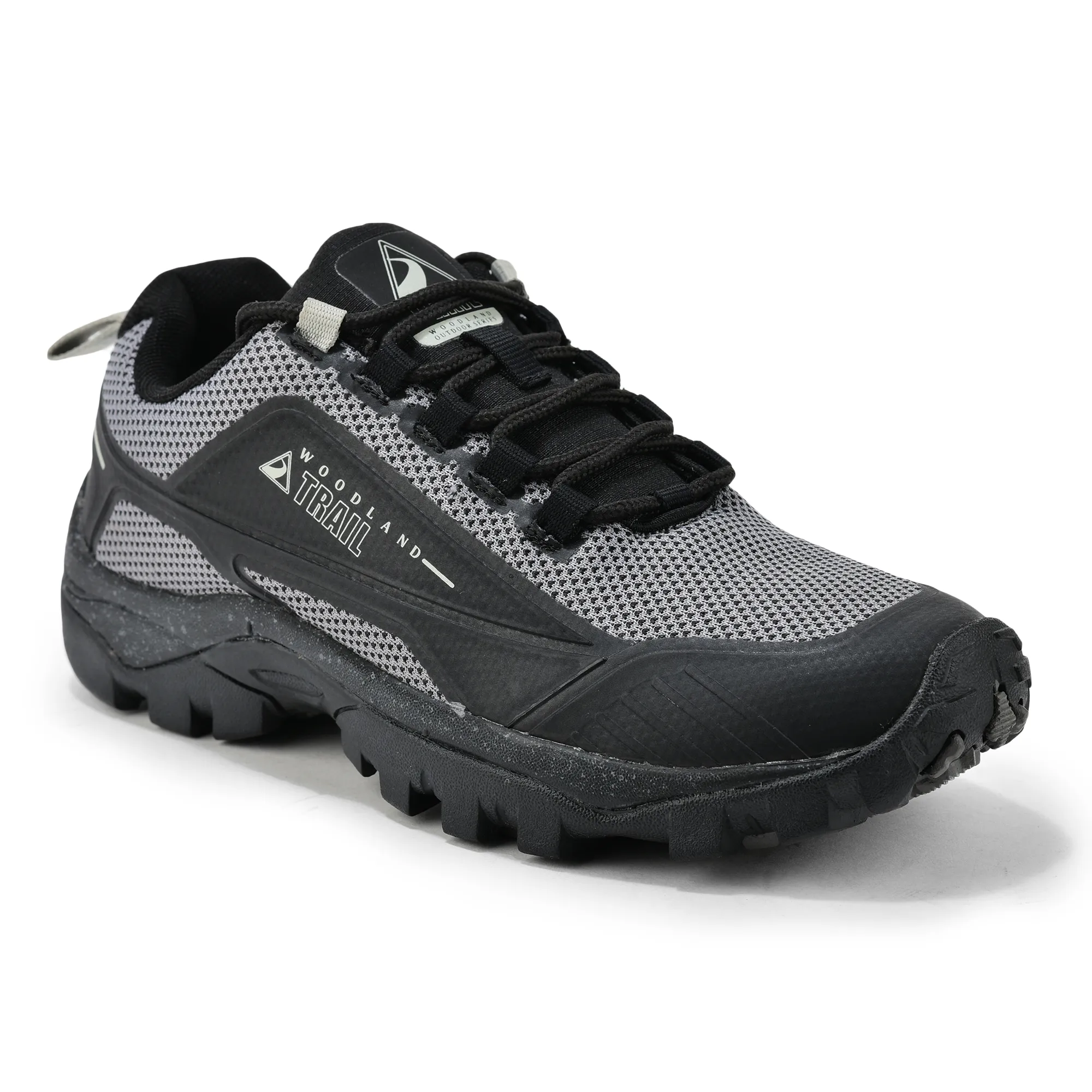 Woodland Black Men Hiking Shoes - Thumbnail 3