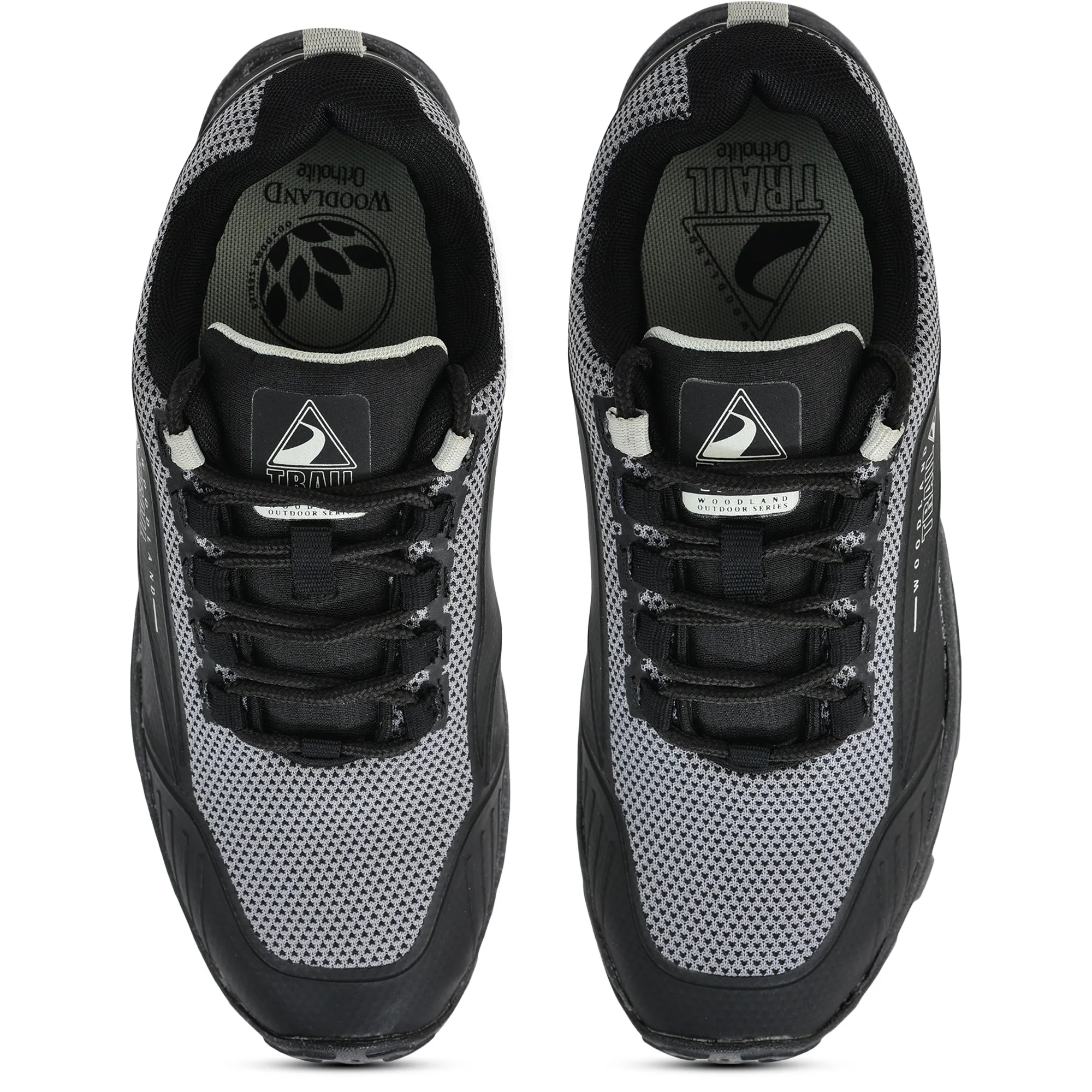 Woodland Black Men Hiking Shoes - Thumbnail 4