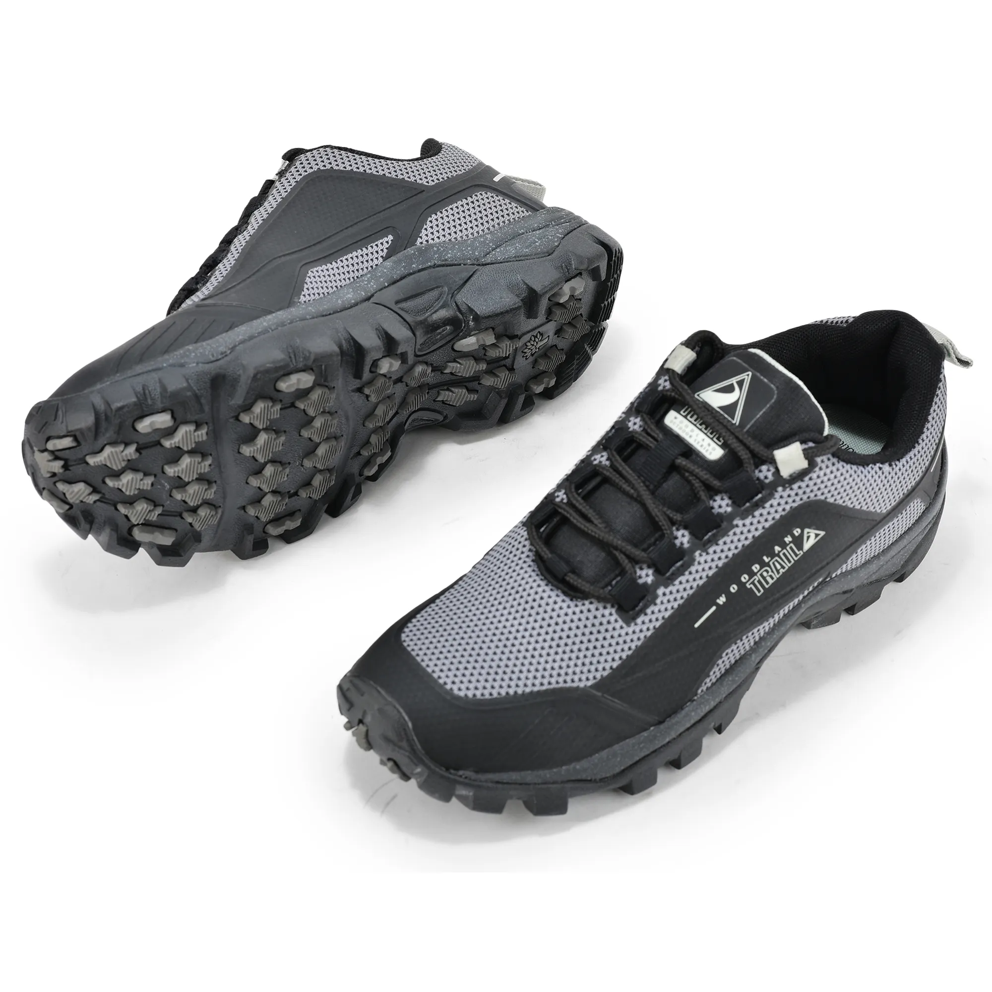 Woodland Black Men Hiking Shoes - Thumbnail 5