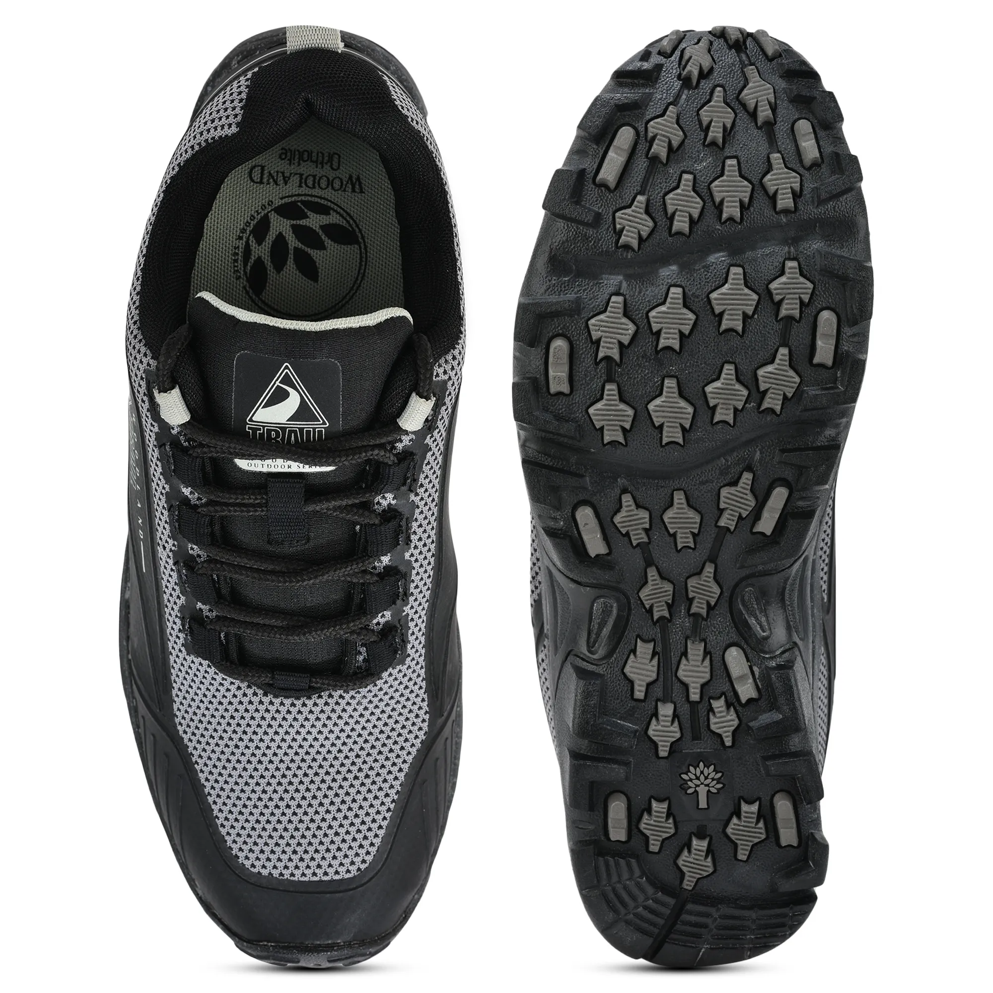 Woodland Black Men Hiking Shoes - Thumbnail 8