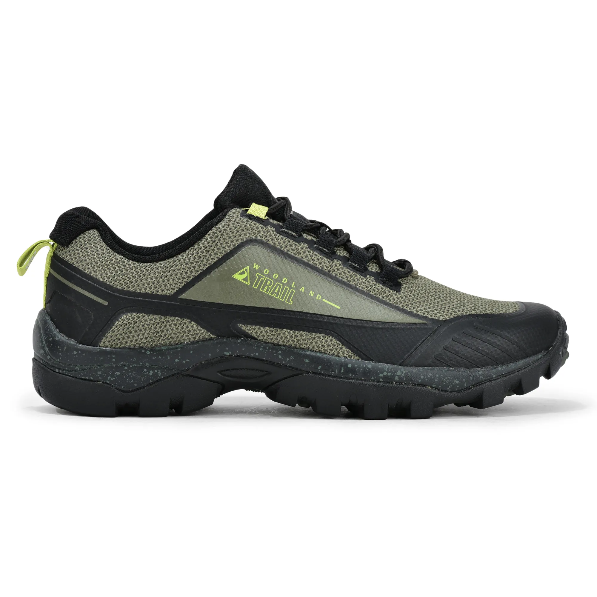 Woodland Olive Men Hiking Shoes - Image 1