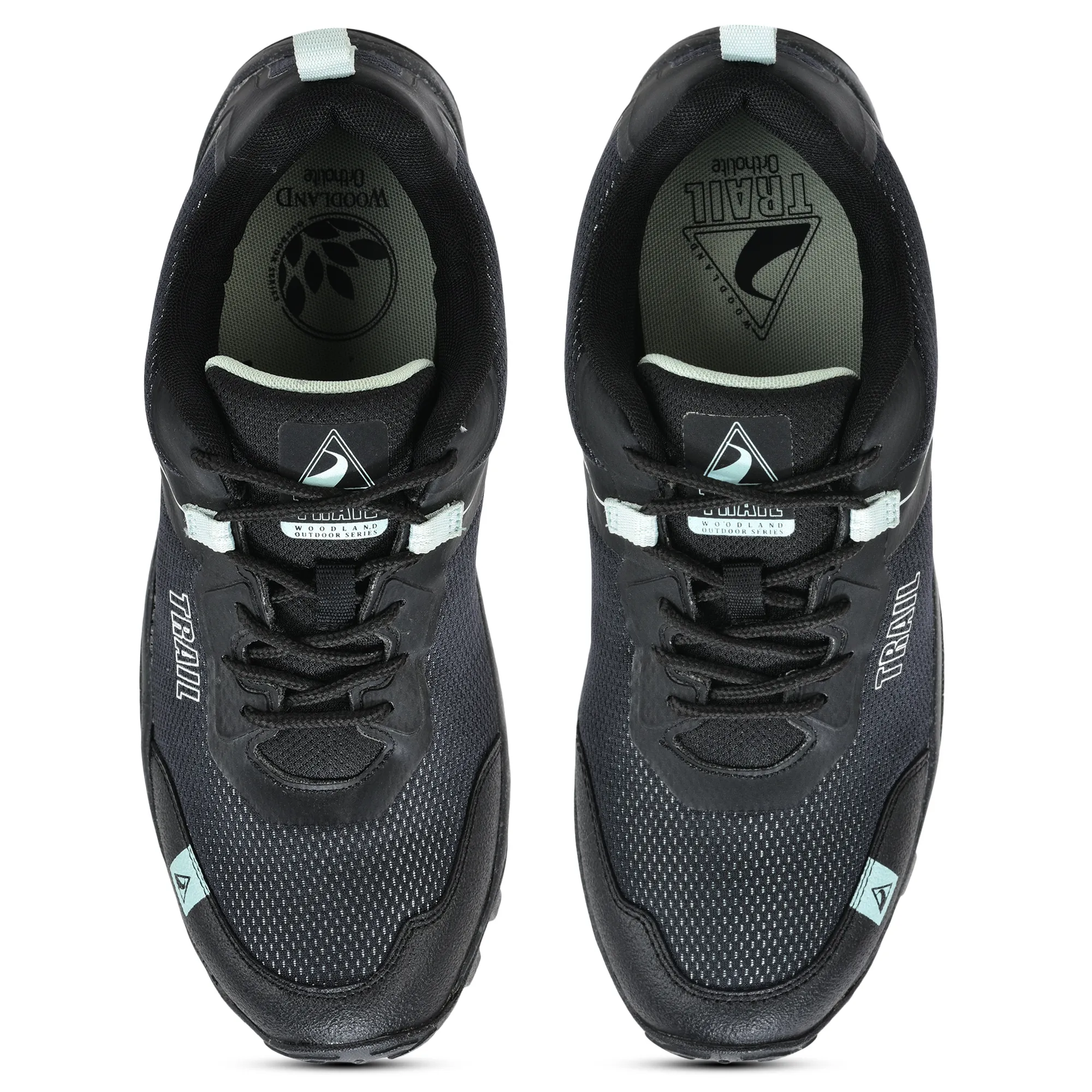 Woodland Men Black Hiking Shoes - Thumbnail 4