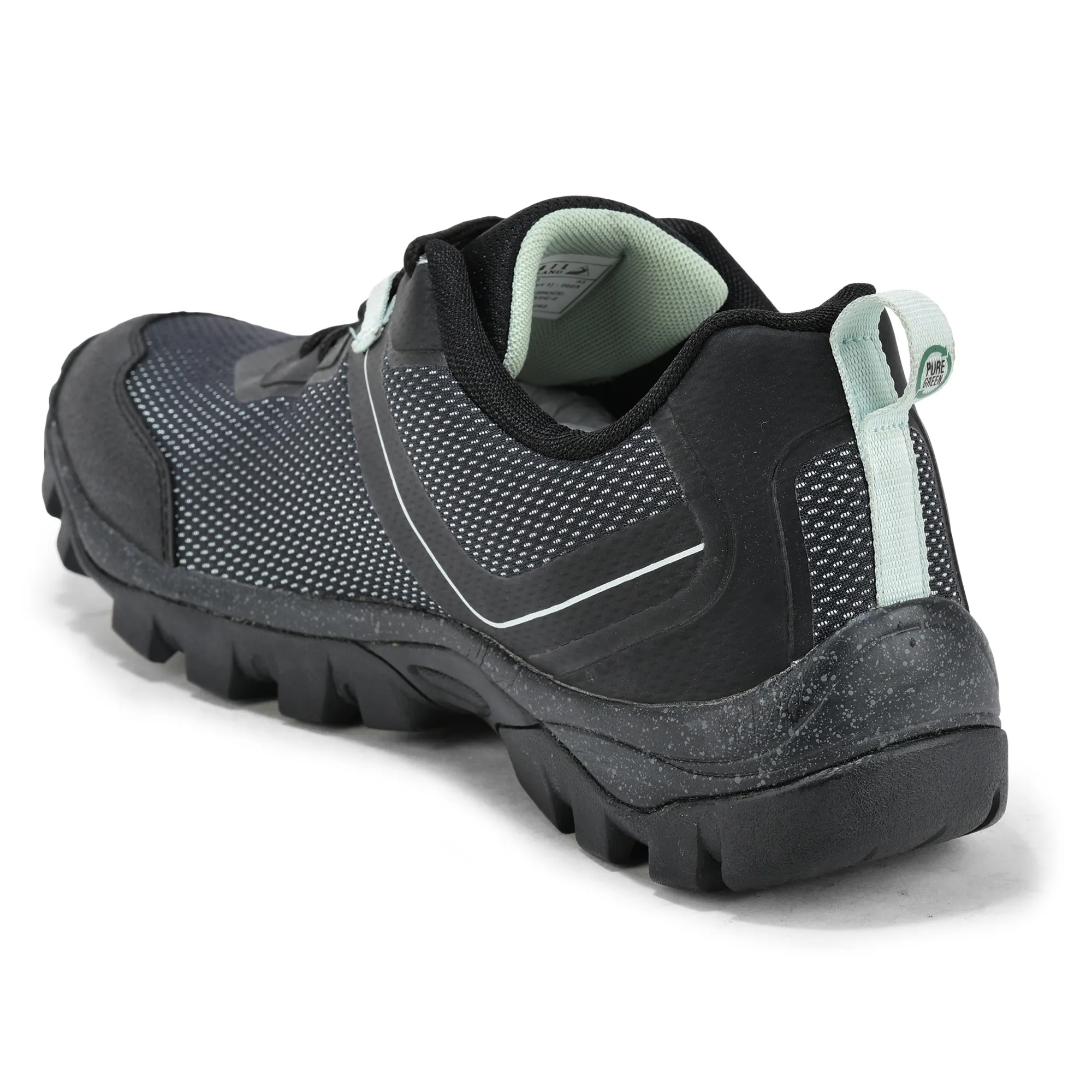 Woodland Men Black Hiking Shoes - Thumbnail 6