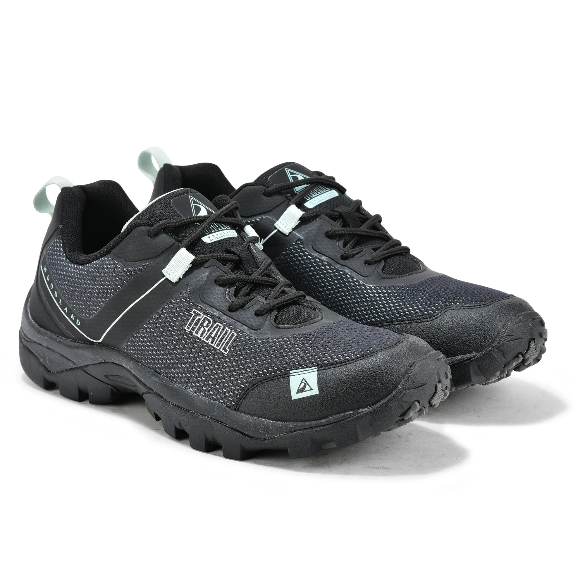 Woodland Men Black Hiking Shoes - Thumbnail 7