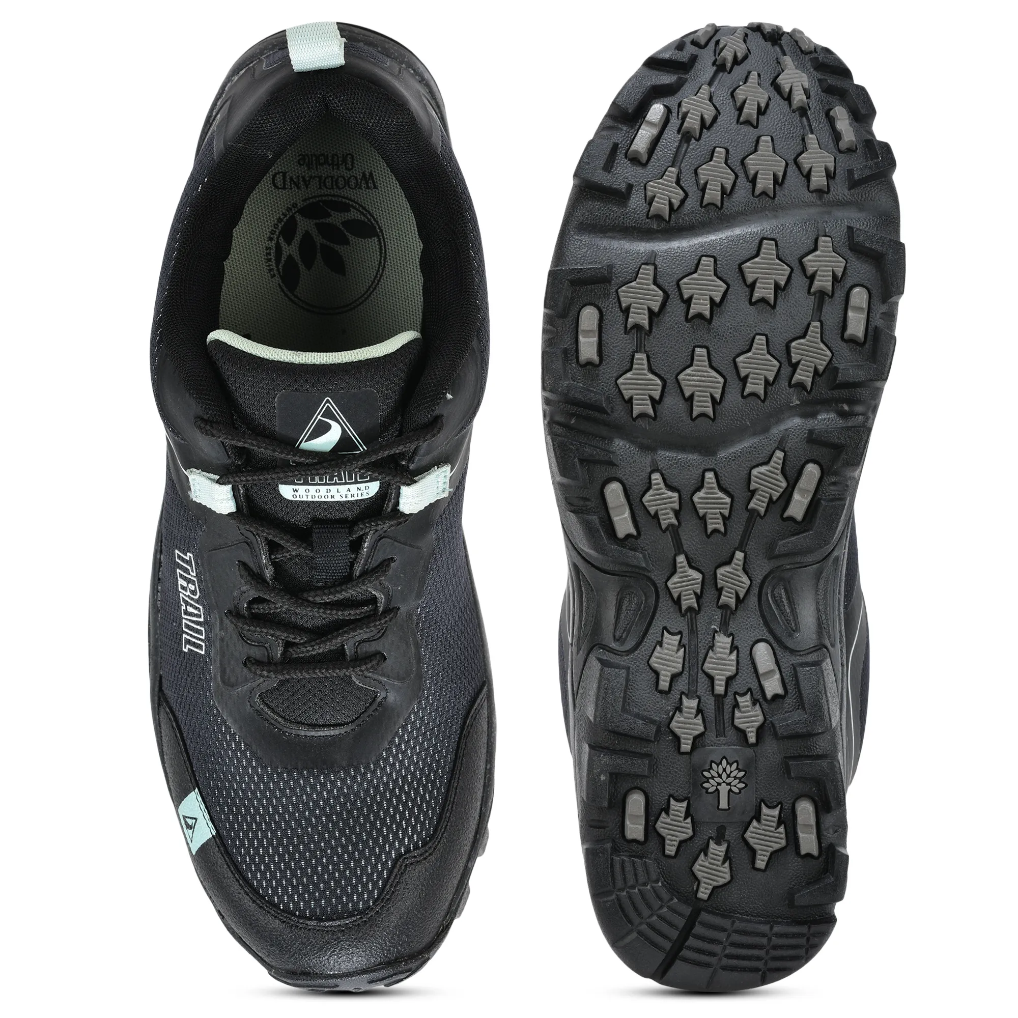 Woodland Men Black Hiking Shoes - Thumbnail 8