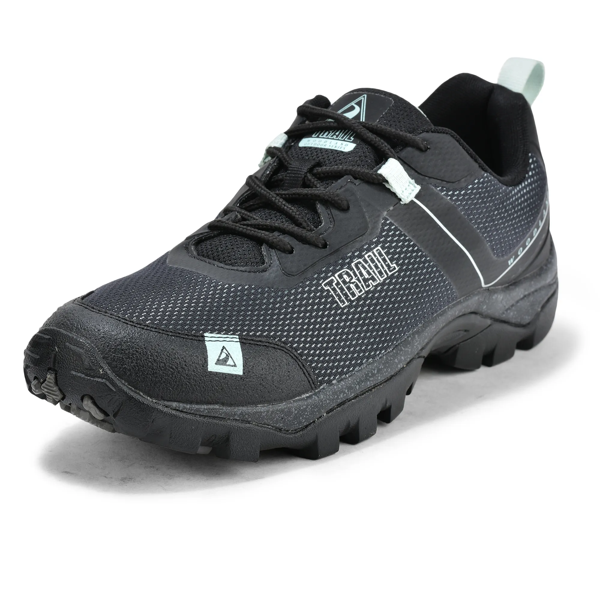 Woodland Men Black Hiking Shoes - Thumbnail 11