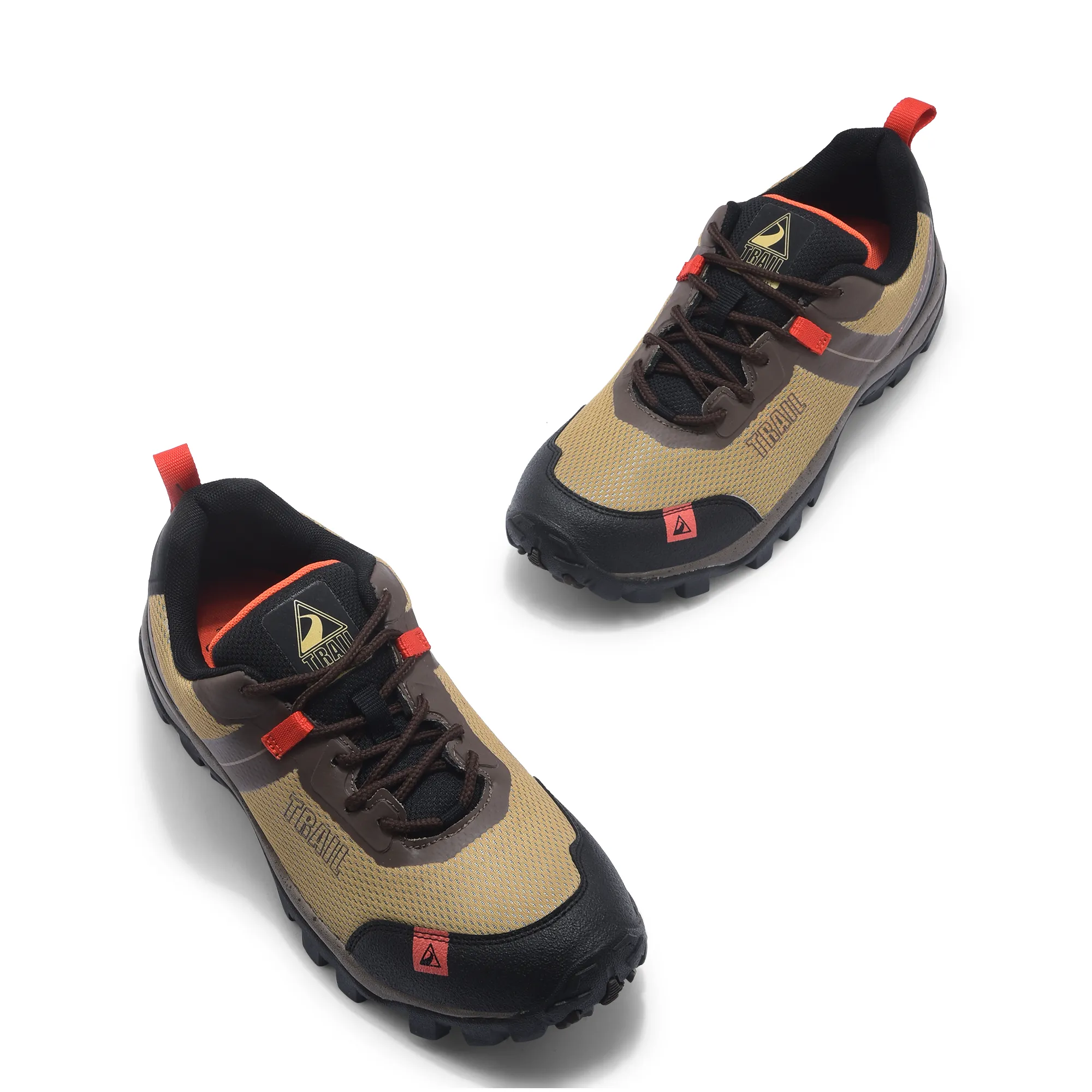 Woodland Men Camel Hiking Shoes - Thumbnail 2