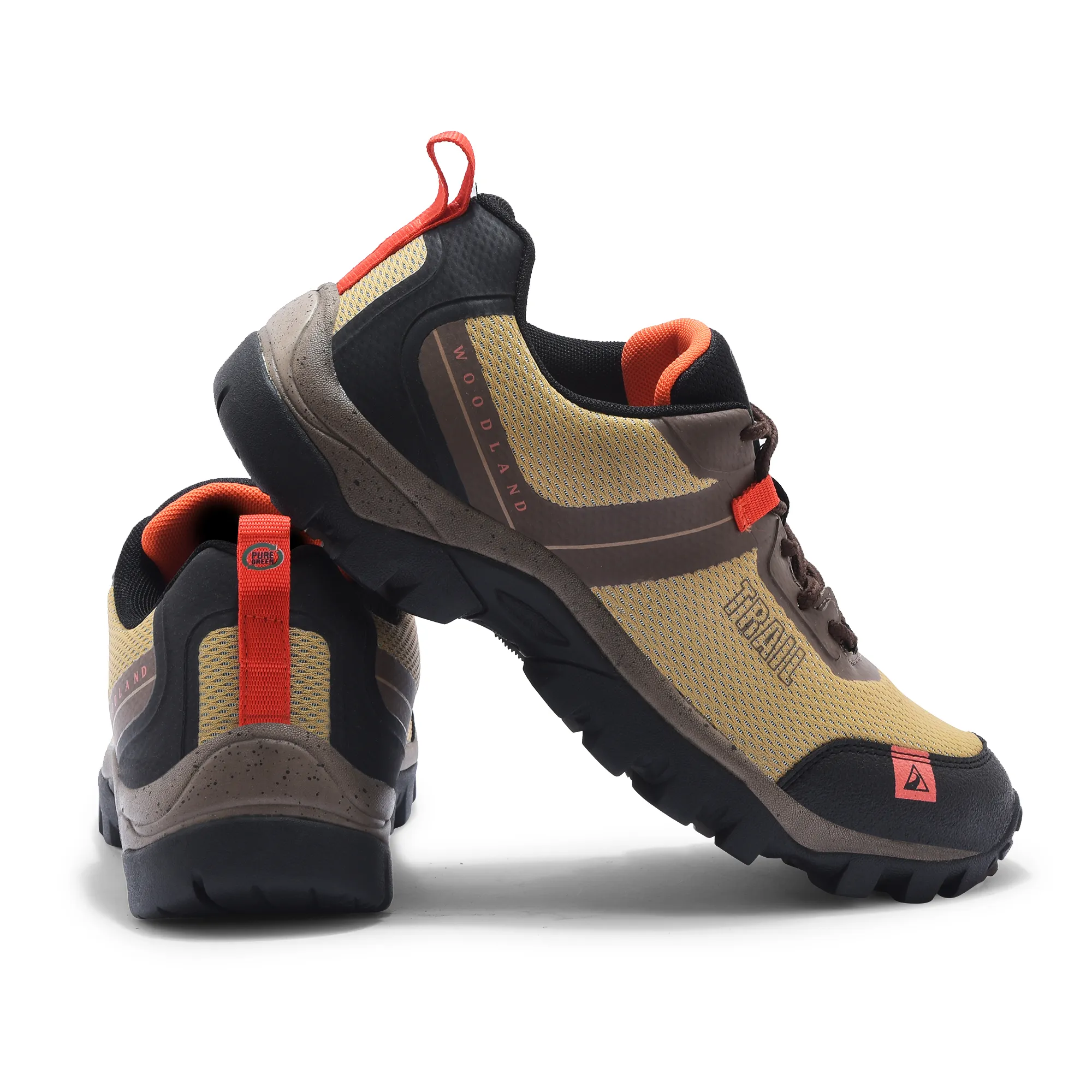 Woodland Men Camel Hiking Shoes - Thumbnail 10