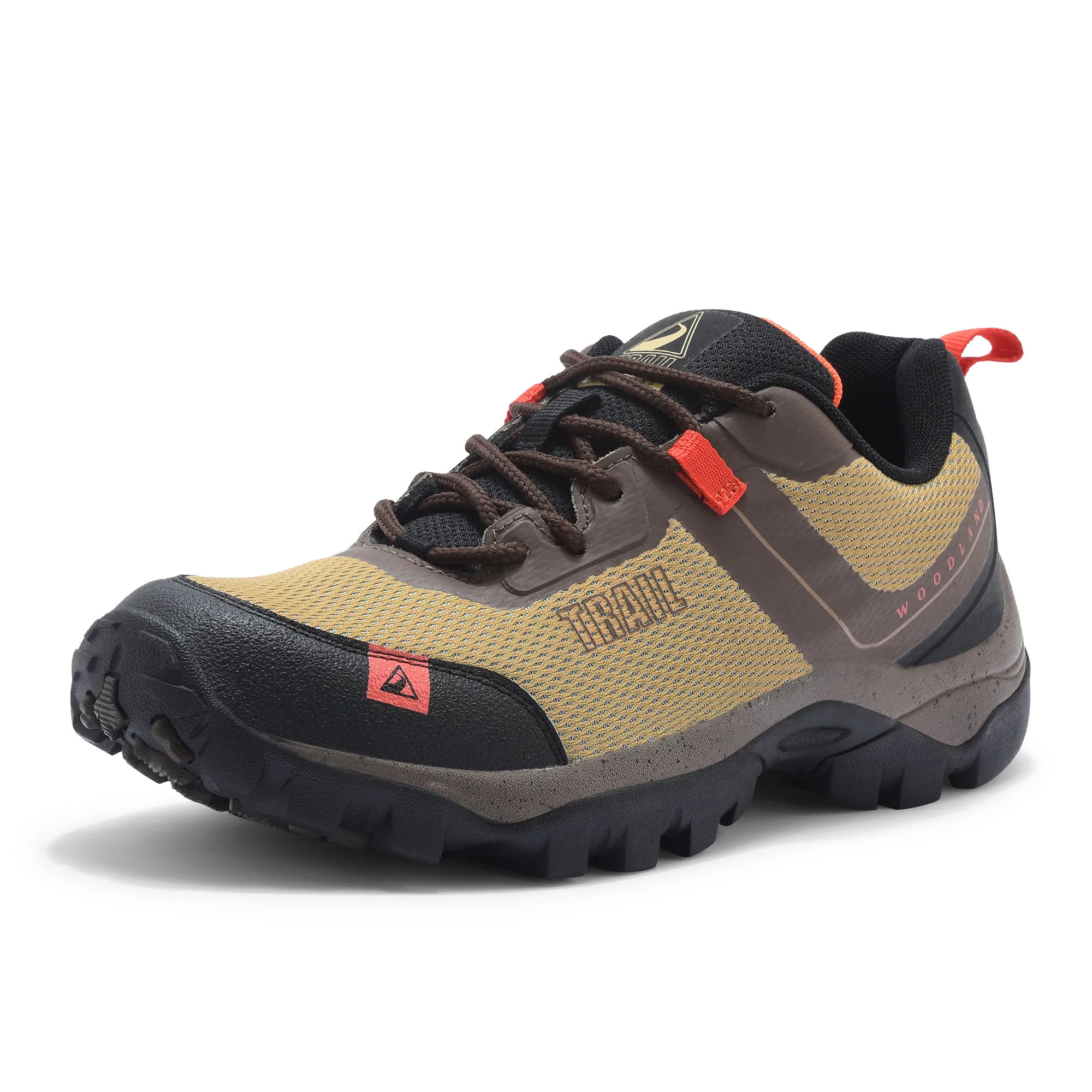 Woodland Men Camel Hiking Shoes - Thumbnail 11