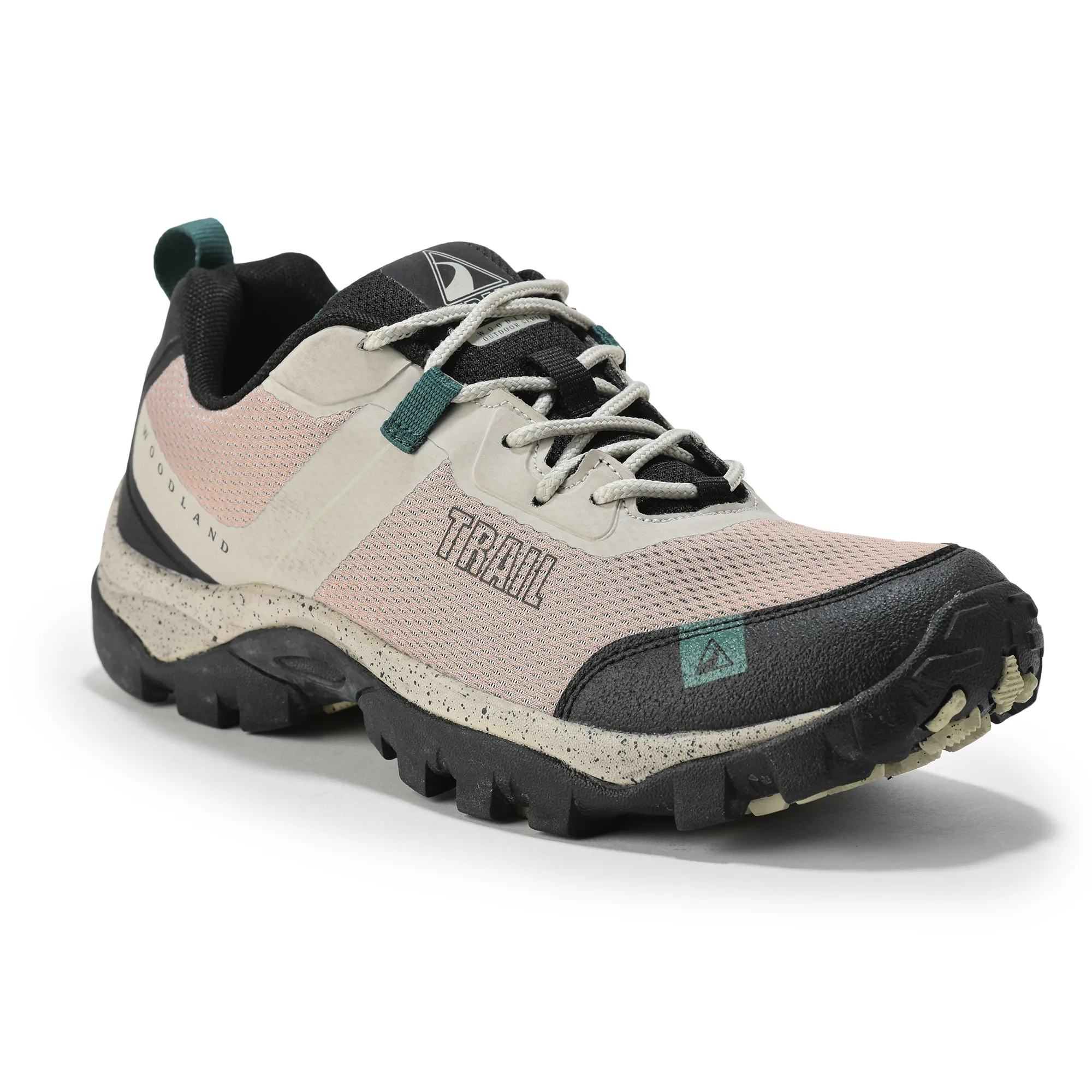 Woodland Men Khaki Hiking Shoes - Thumbnail 3