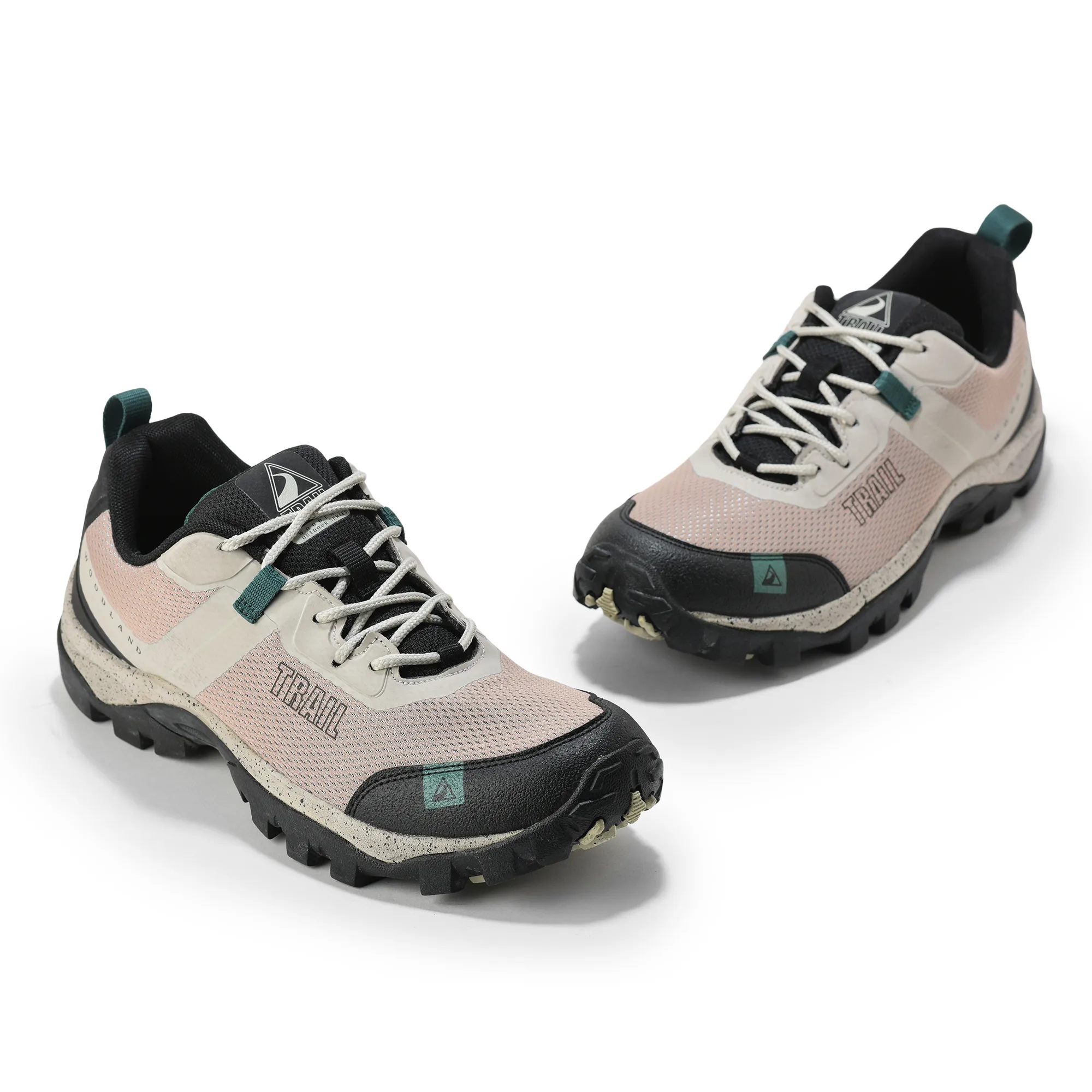 Woodland Men Khaki Hiking Shoes - Thumbnail 4