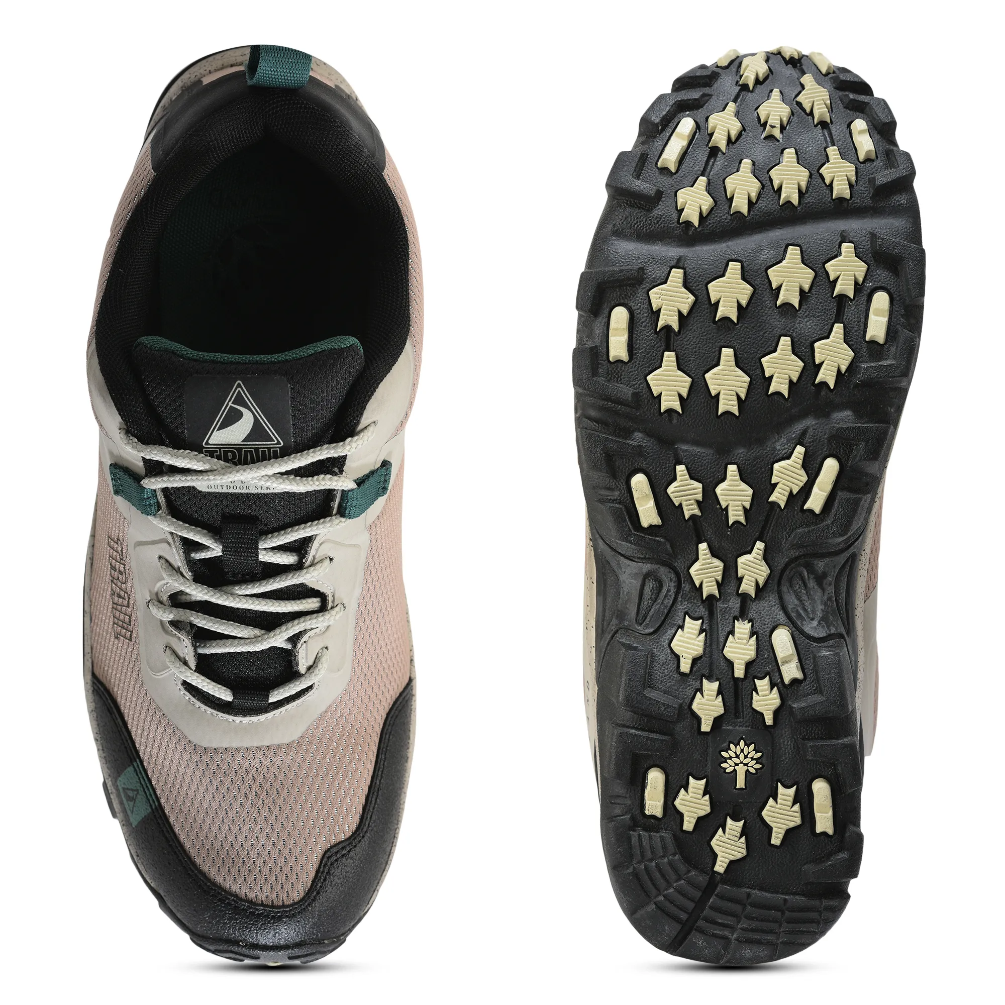 Woodland Men Khaki Hiking Shoes - Thumbnail 9