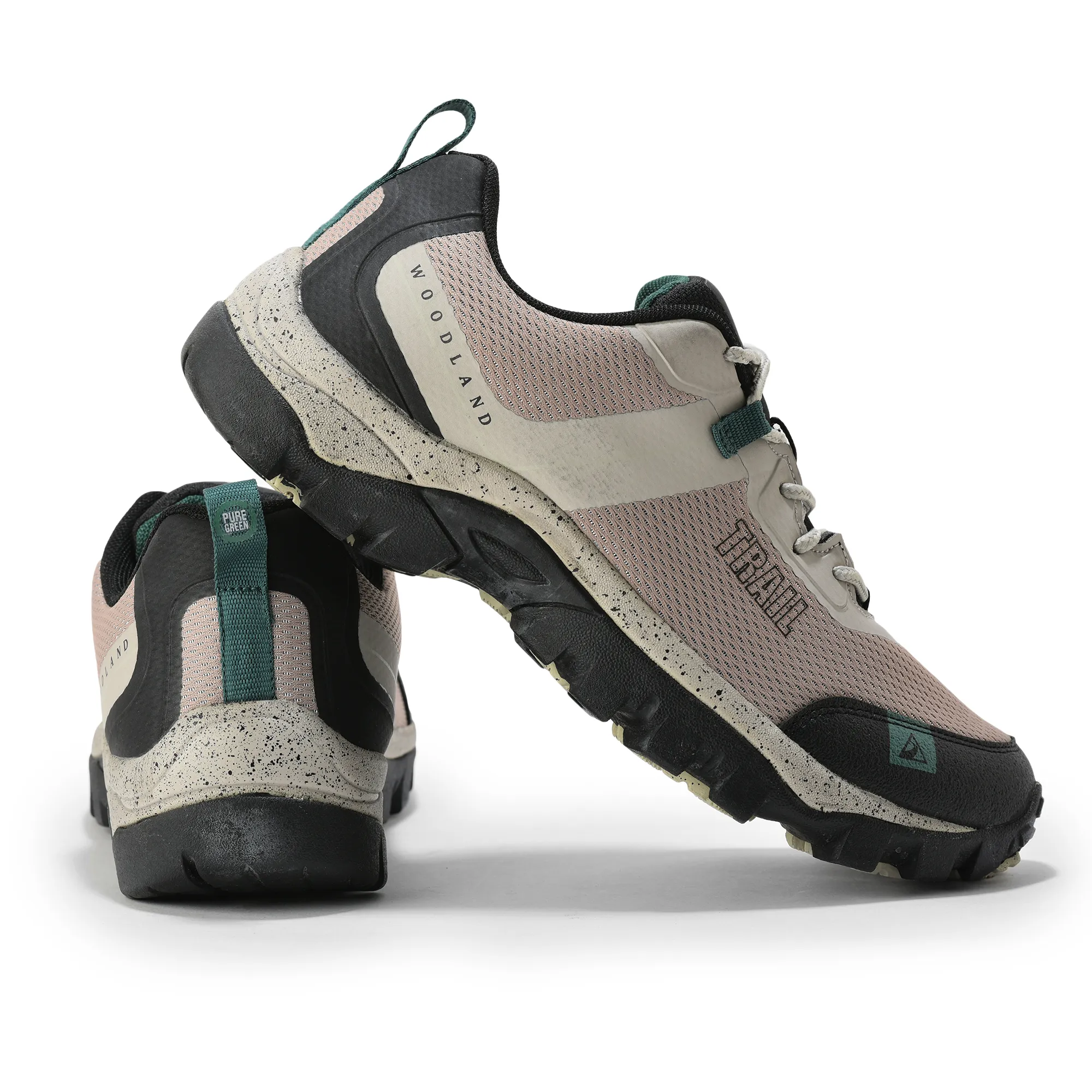 Woodland Men Khaki Hiking Shoes - Thumbnail 10