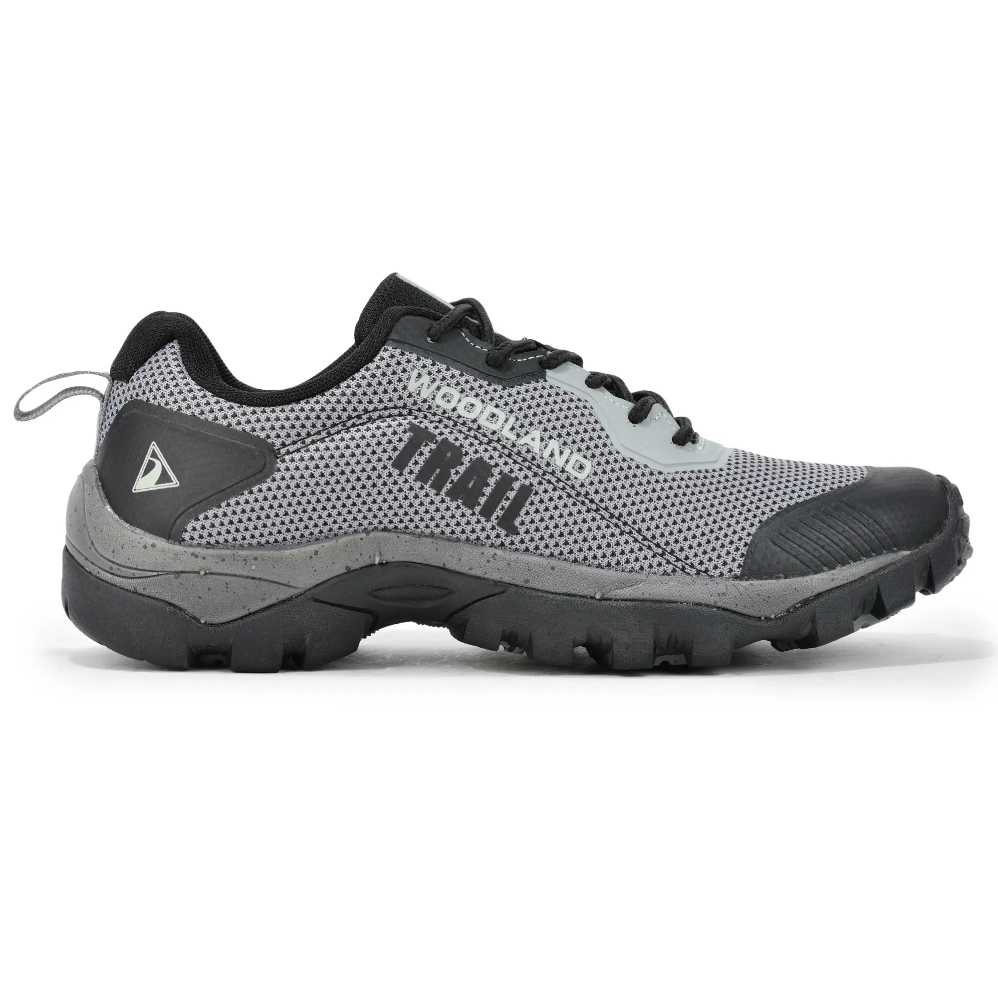 Woodland Black Men Trekking Shoes - Image 1
