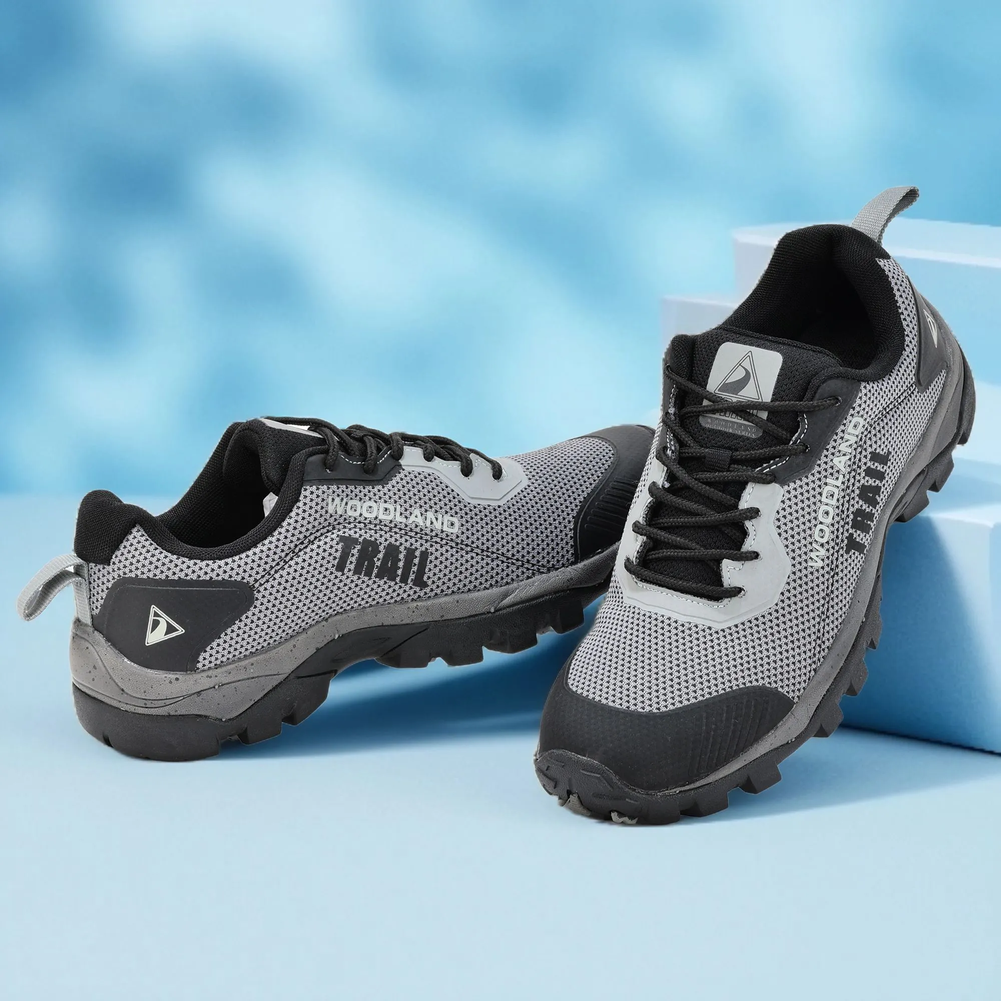 Woodland Black Men Trekking Shoes - Thumbnail 9