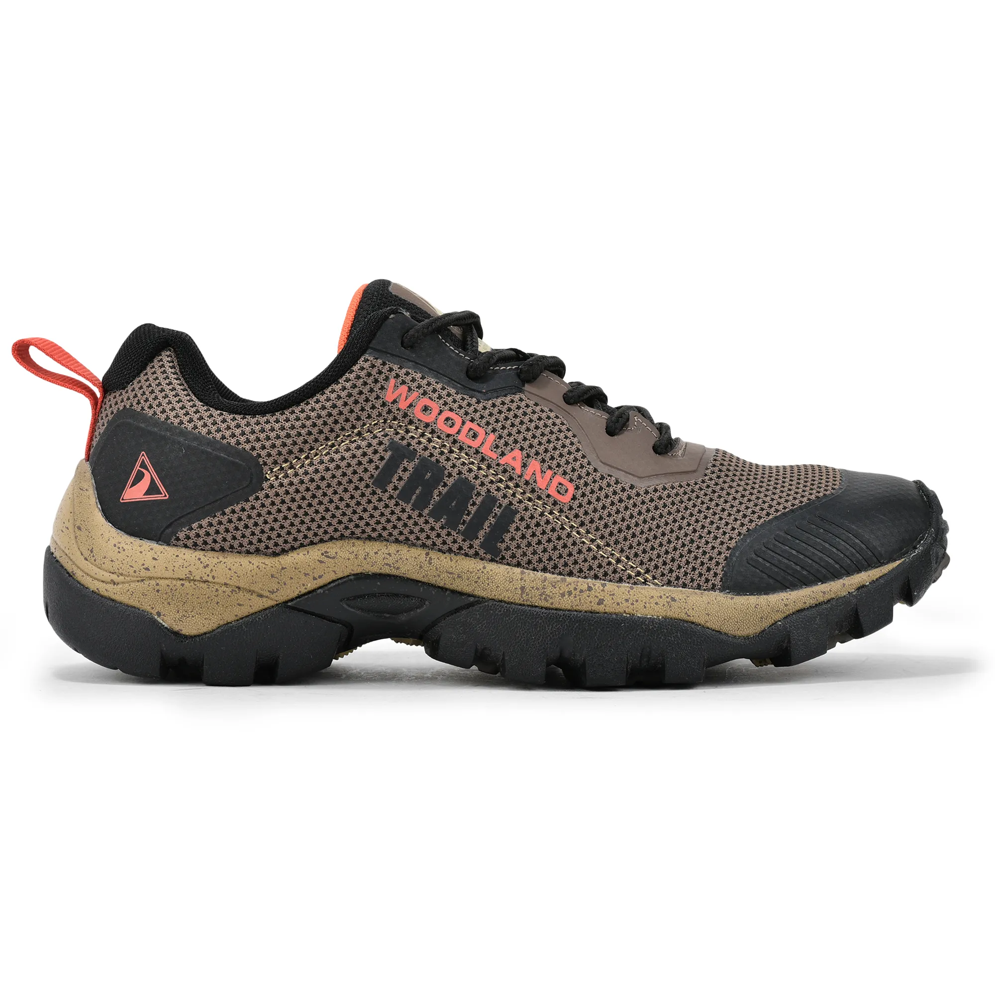 Woodland Brown Men Trekking Shoes - Image 1