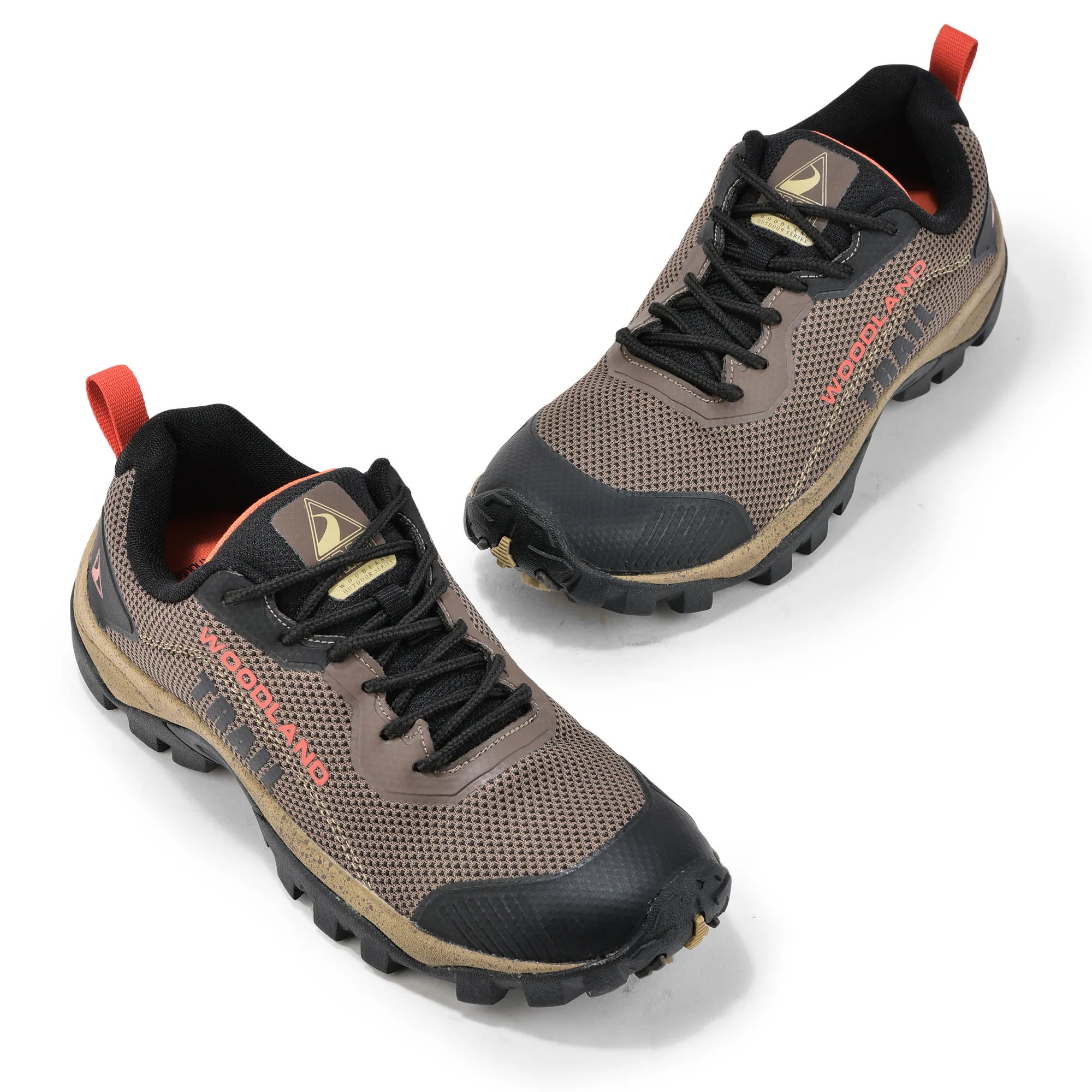 Woodland Brown Men Trekking Shoes - Thumbnail 2