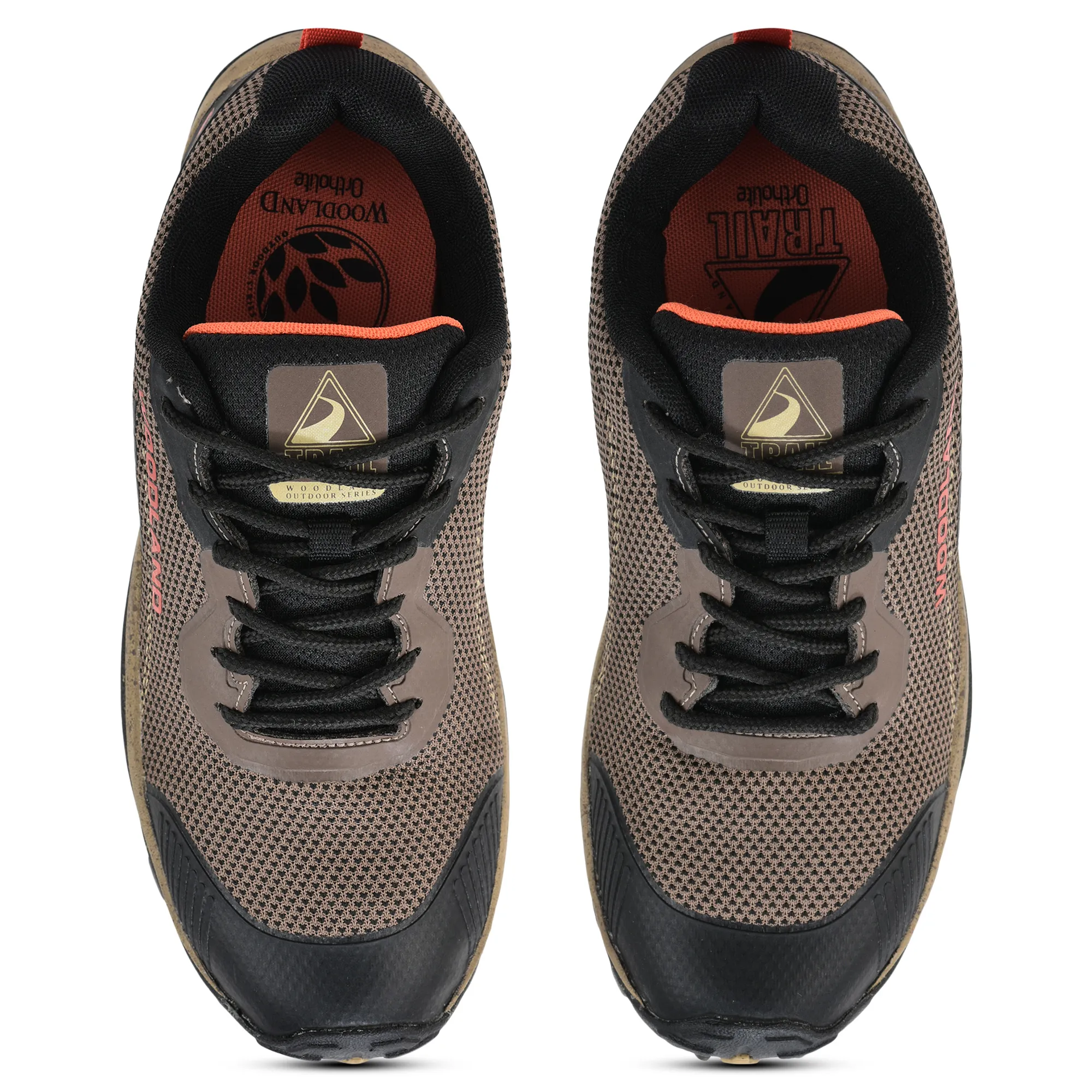 Woodland Brown Men Trekking Shoes - Thumbnail 4