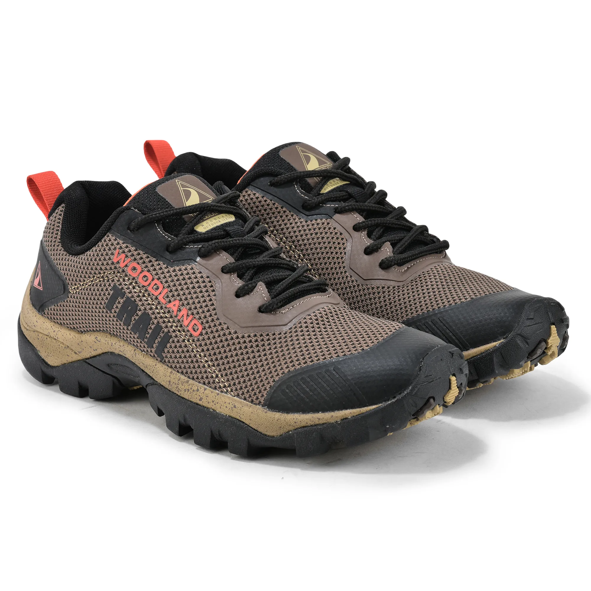Woodland Brown Men Trekking Shoes - Thumbnail 7