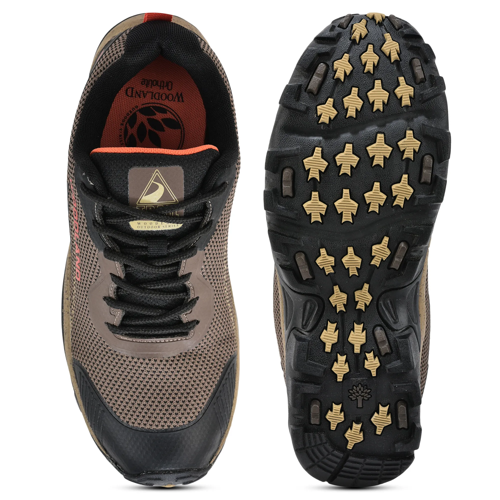 Woodland Brown Men Trekking Shoes - Thumbnail 8