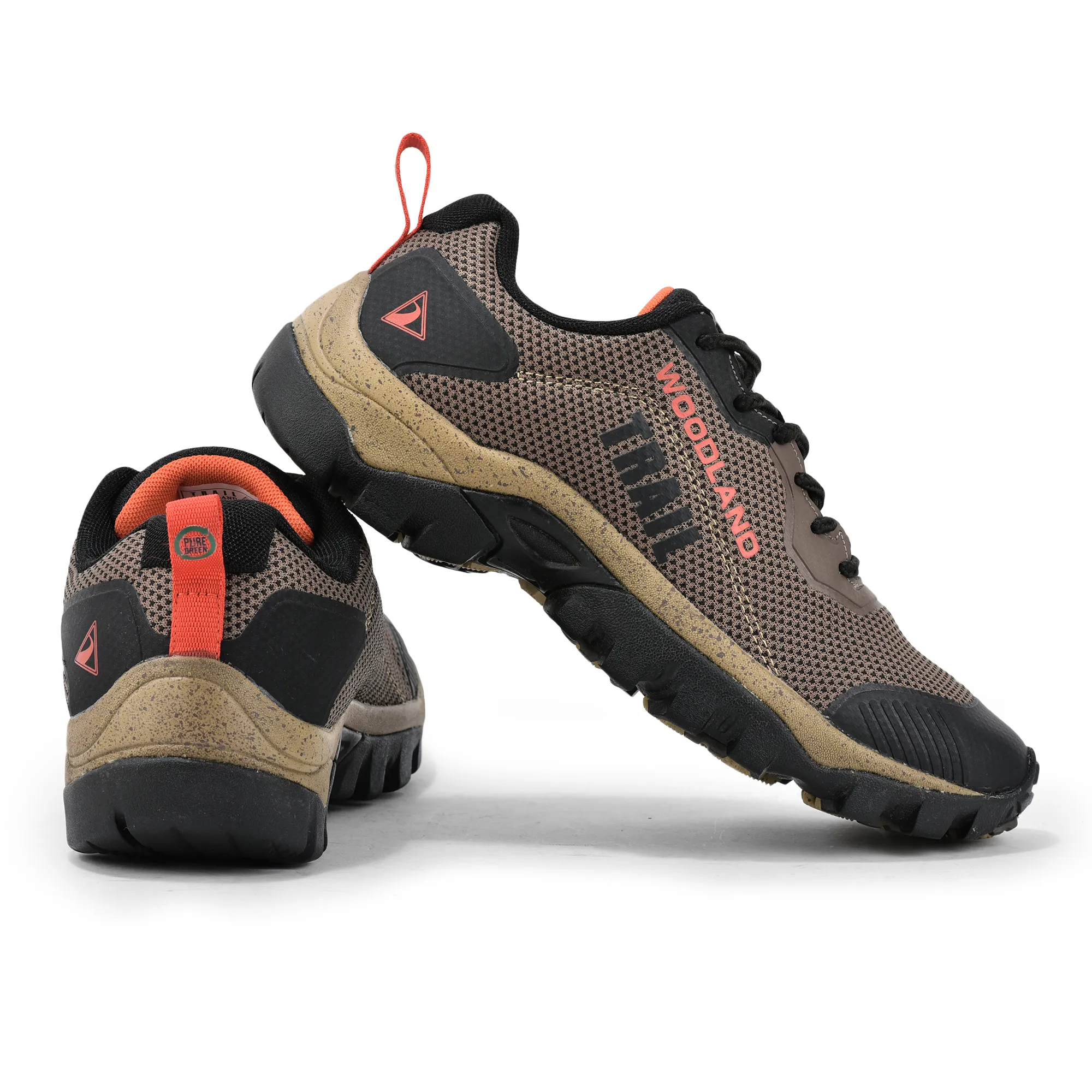 Woodland Brown Men Trekking Shoes - Thumbnail 10