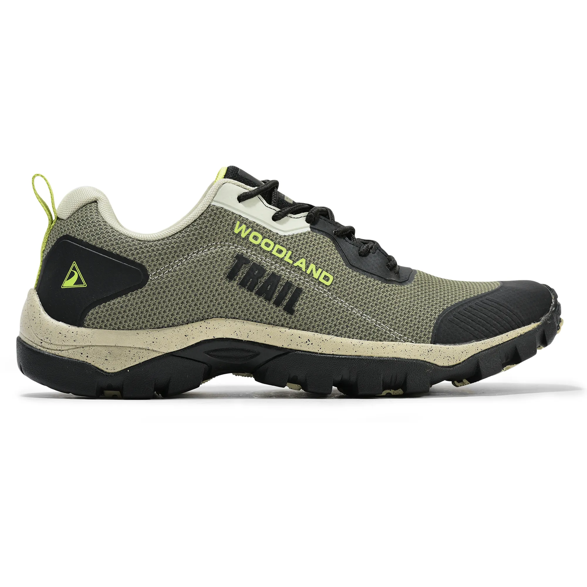Woodland Olive Men Trekking Shoes - Image 1