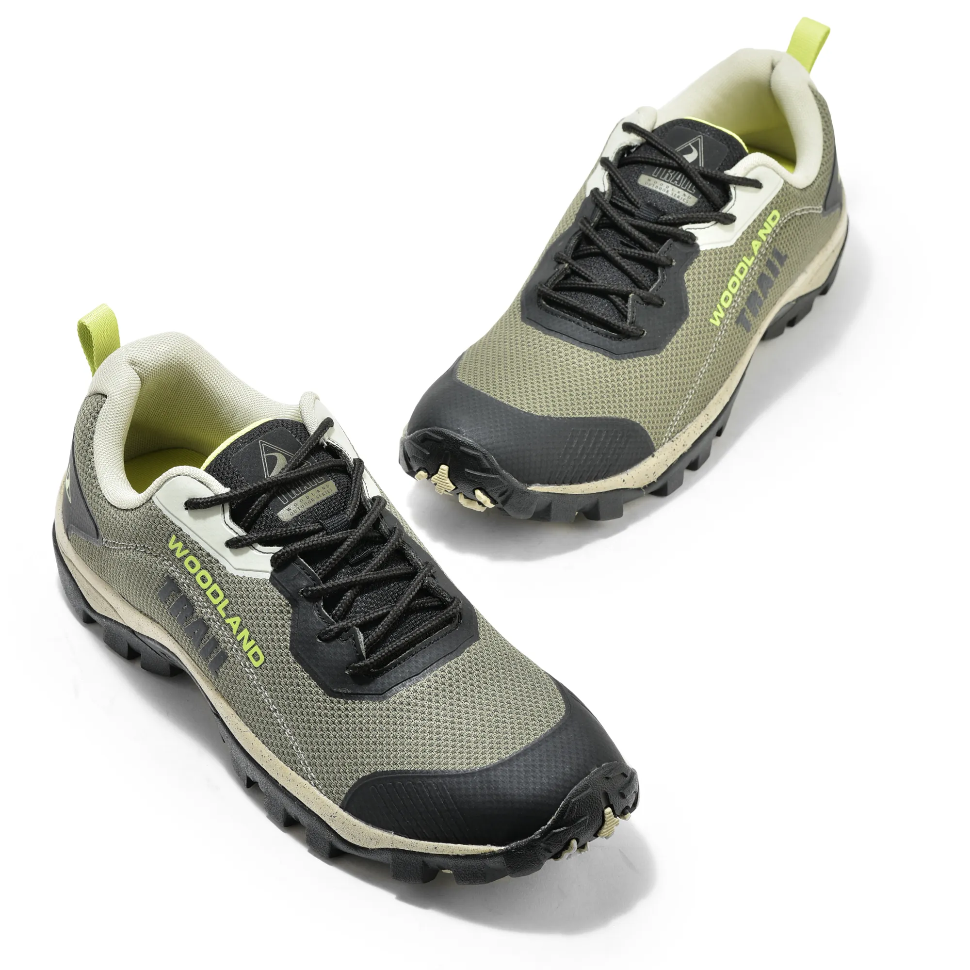Woodland Olive Men Trekking Shoes - Thumbnail 2