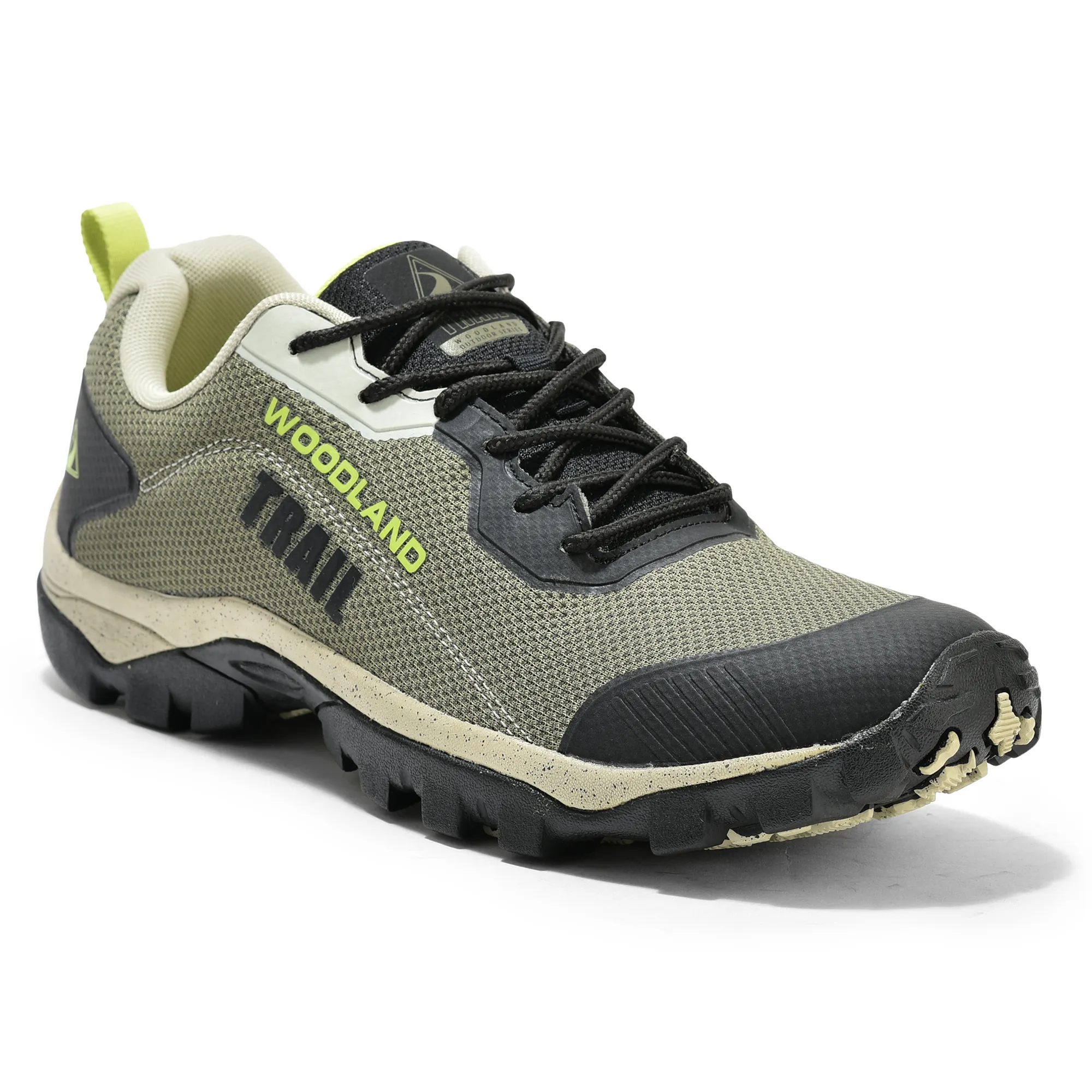 Woodland Olive Men Trekking Shoes - Thumbnail 3