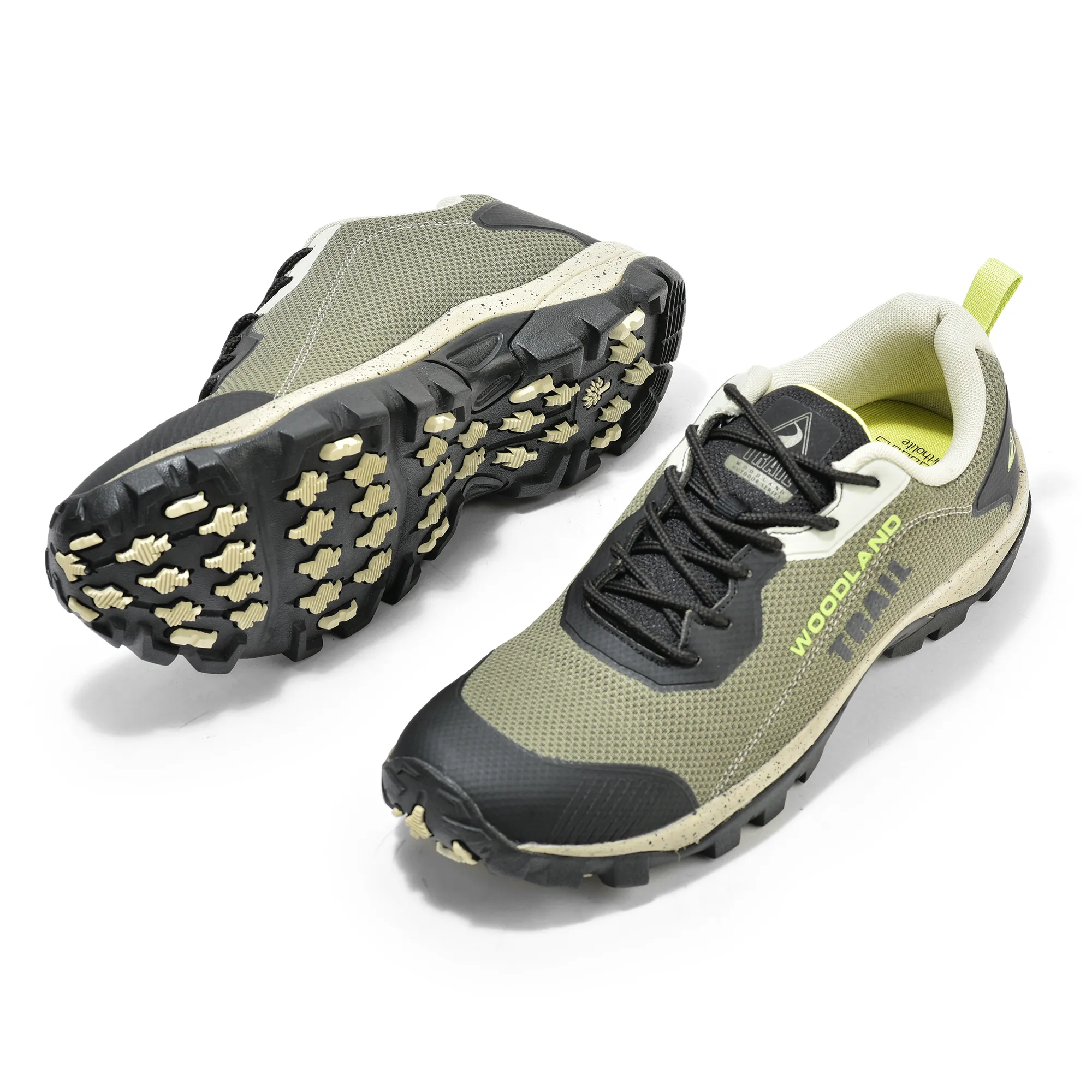 Woodland Olive Men Trekking Shoes - Thumbnail 5