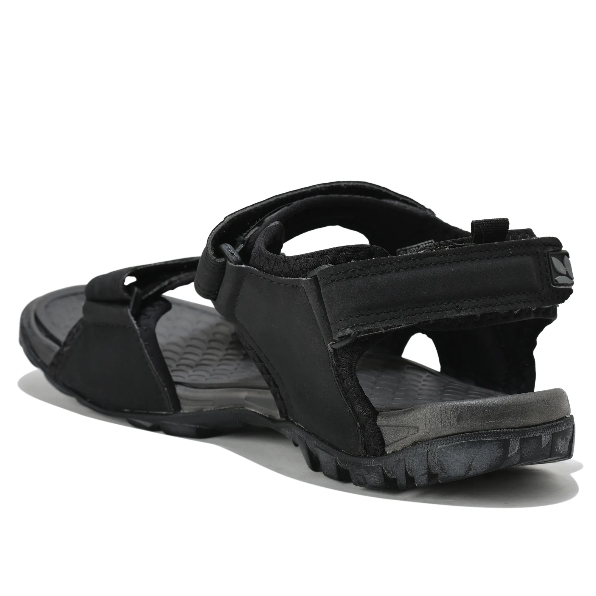 Woodland Men Black Sports Sandals - Thumbnail 7