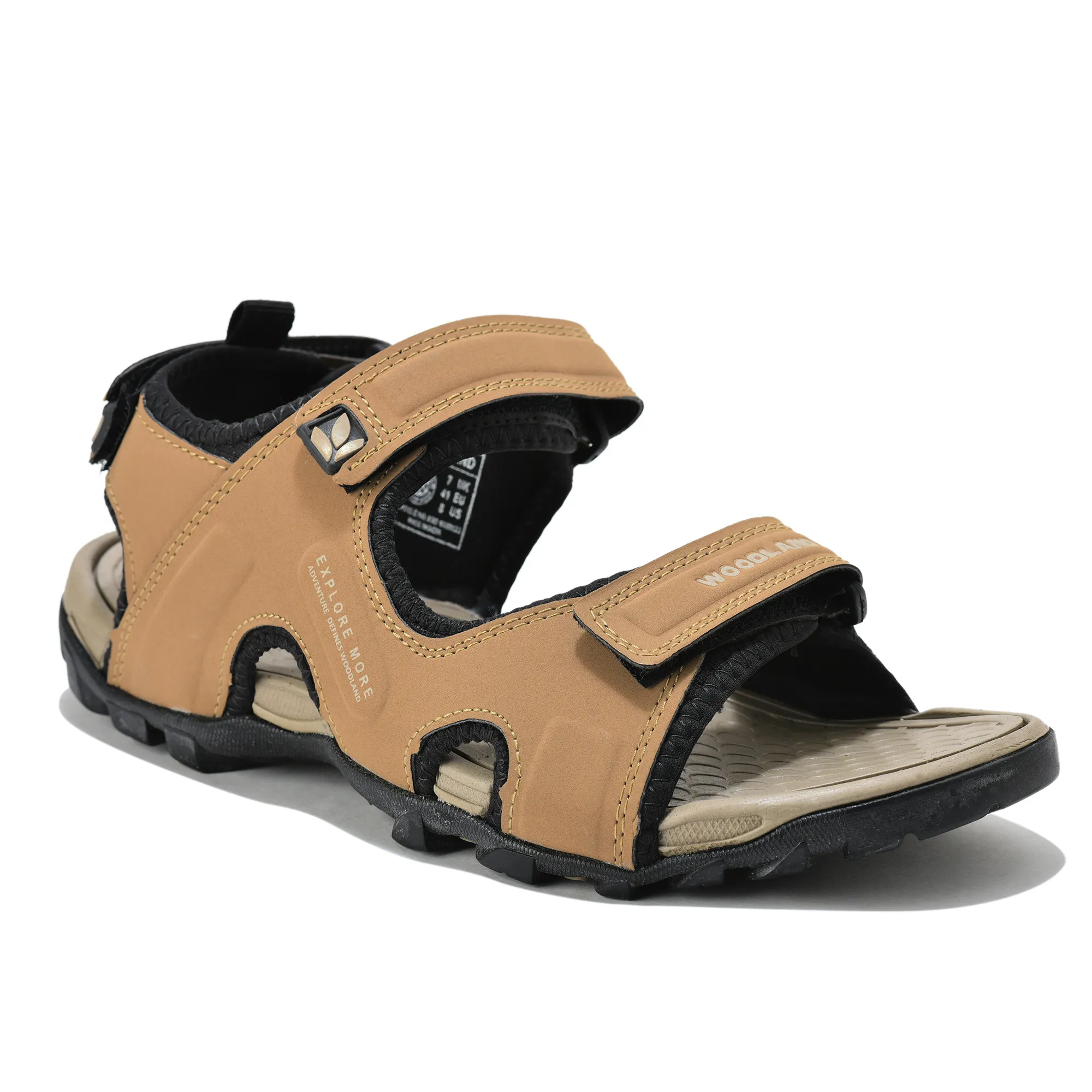 Woodland Men Camel  Sports Sandals - Thumbnail 3