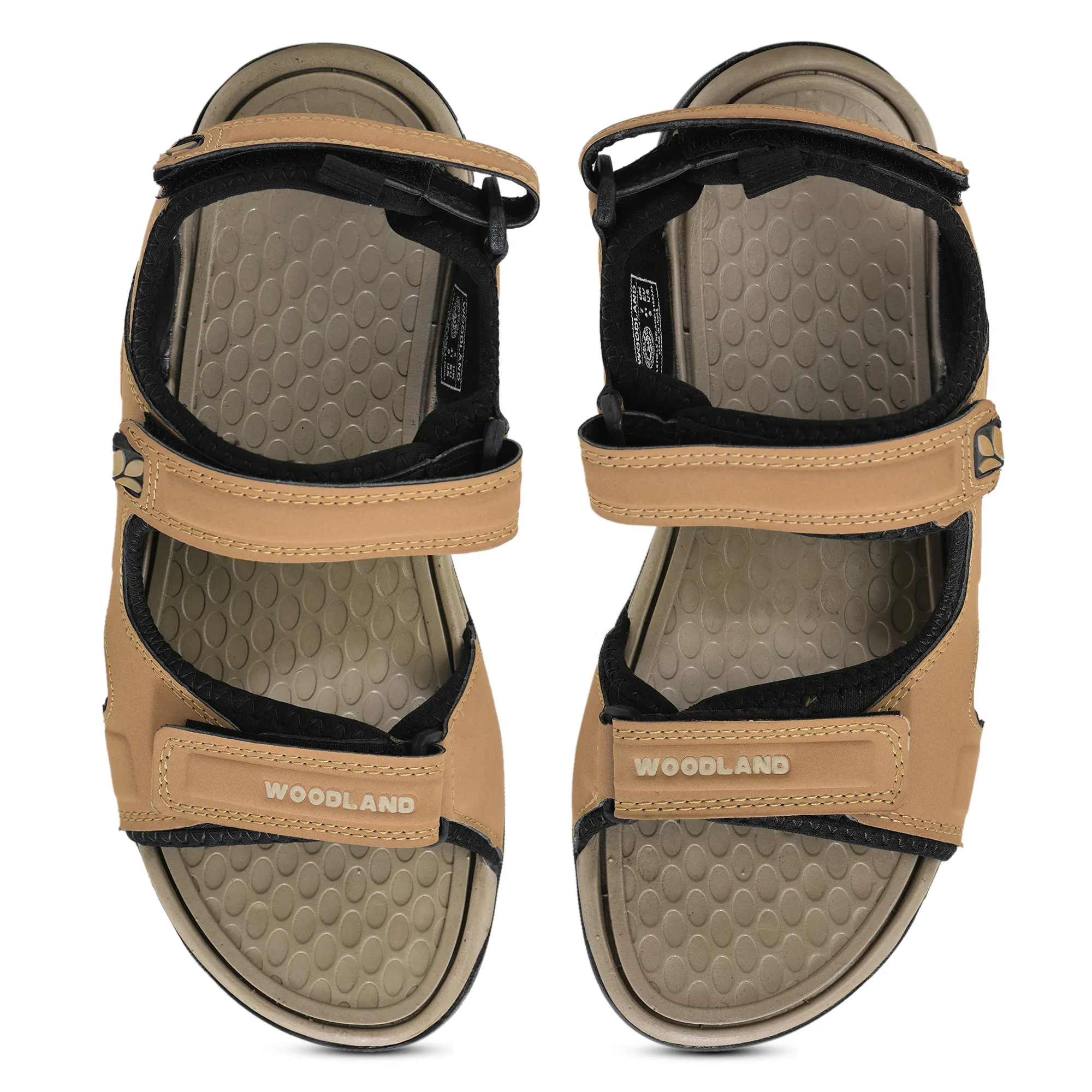 Woodland Men Camel  Sports Sandals - Thumbnail 5