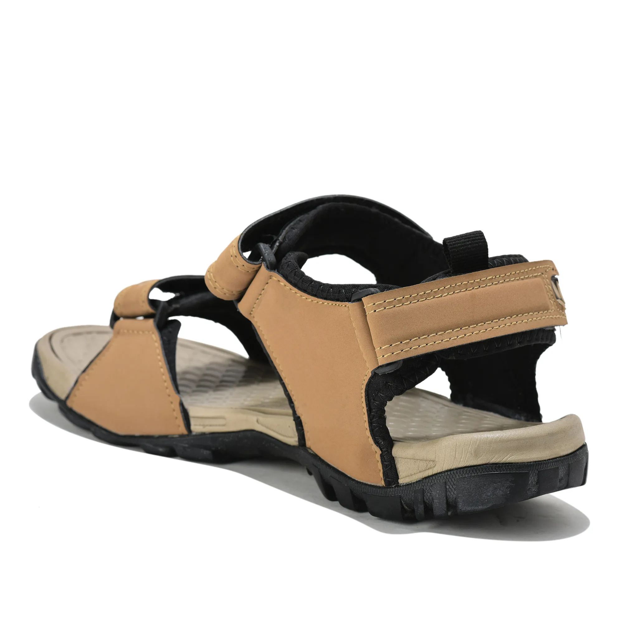 Woodland Men Camel  Sports Sandals - Thumbnail 7
