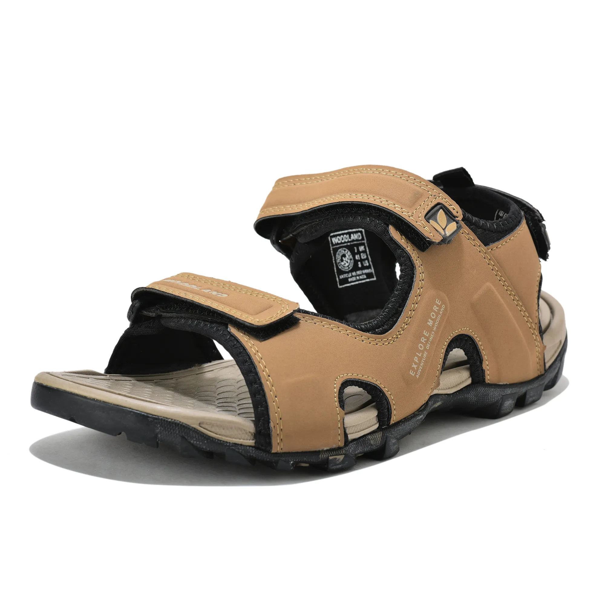 Woodland Men Camel  Sports Sandals - Thumbnail 11