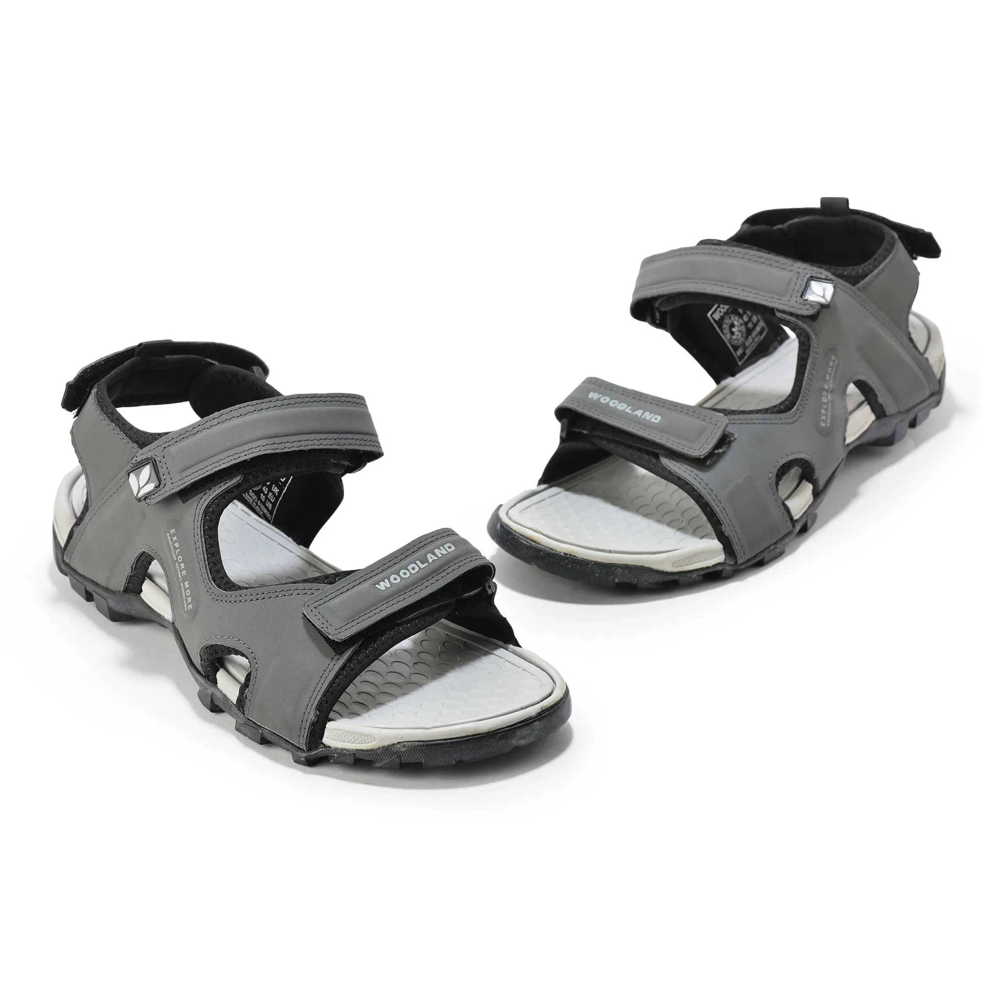 Woodland Men DGrey Sports Sandals - Thumbnail 4