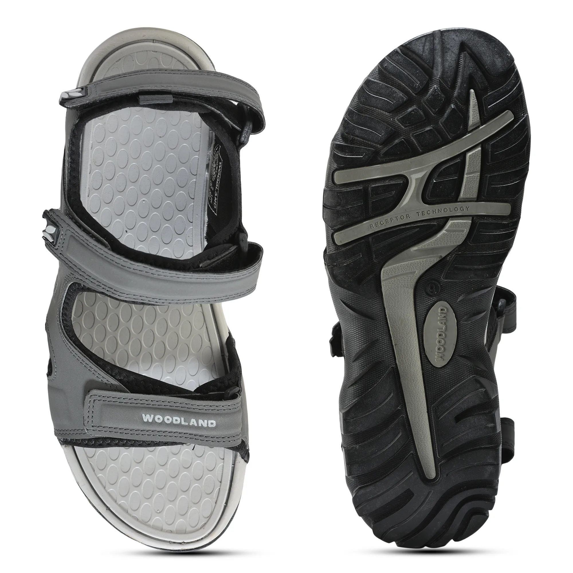 Woodland Men DGrey Sports Sandals - Thumbnail 9