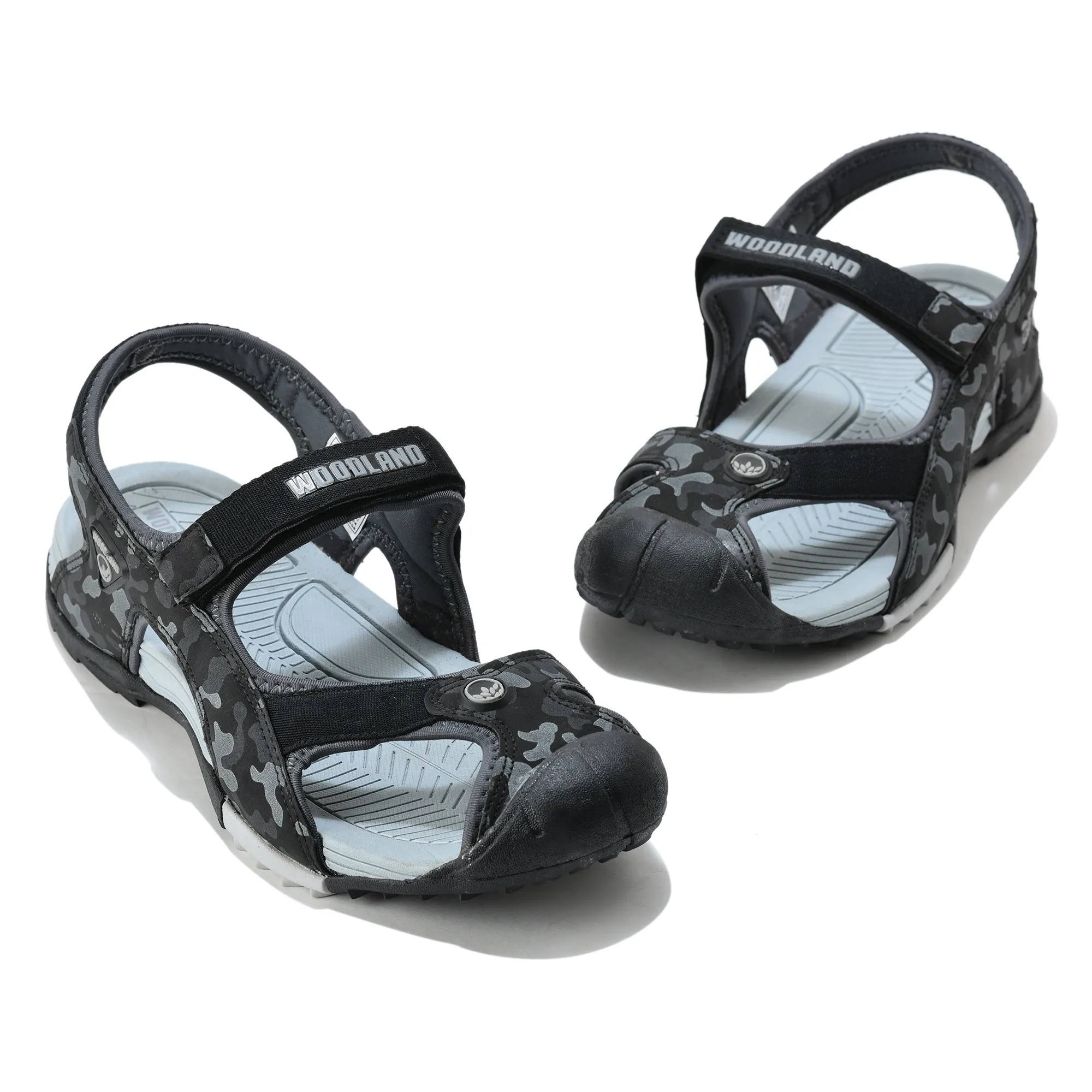 Woodland Adventure Grid Grey Sports Sandals - Thumbnail 4