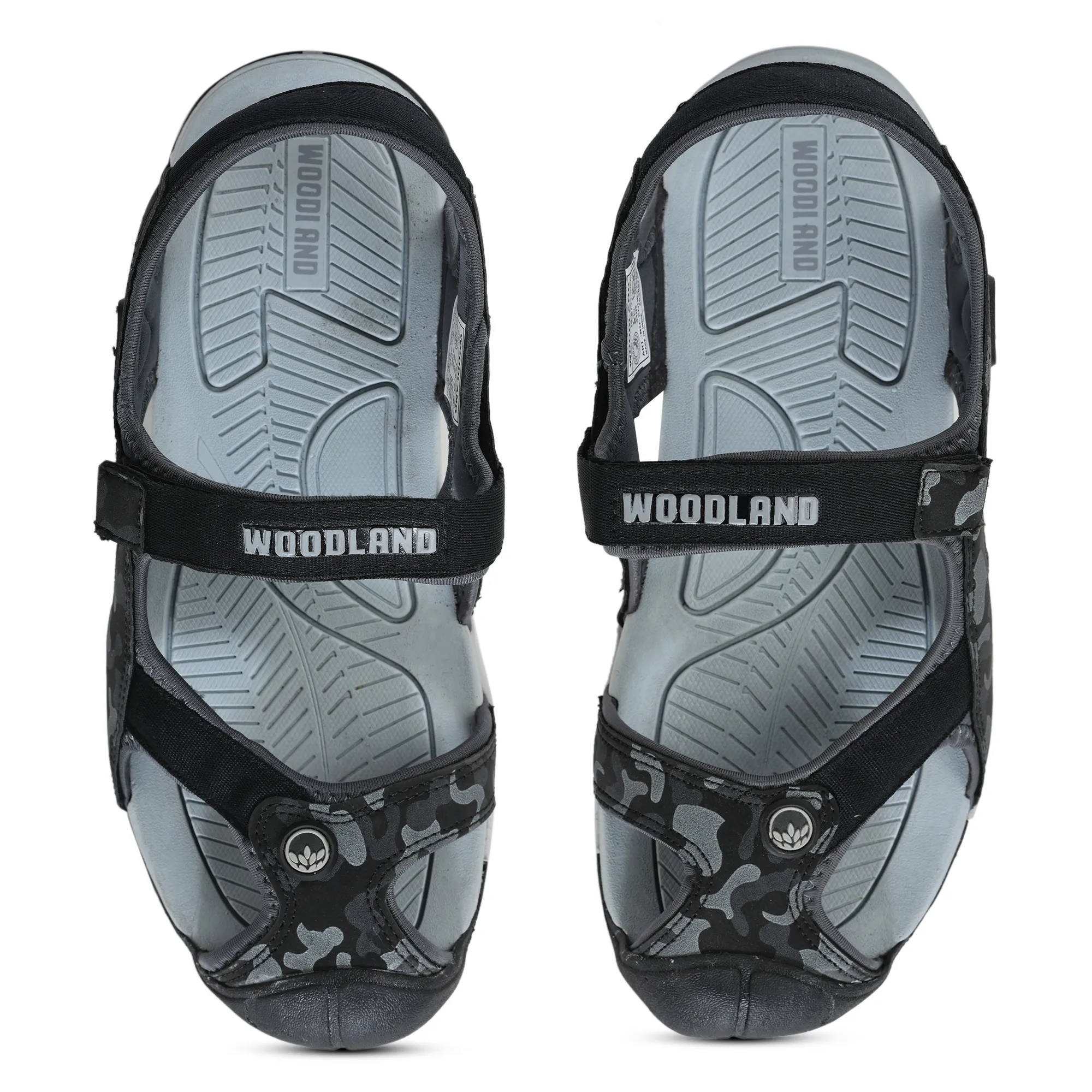 Woodland Adventure Grid Grey Sports Sandals - Thumbnail 5