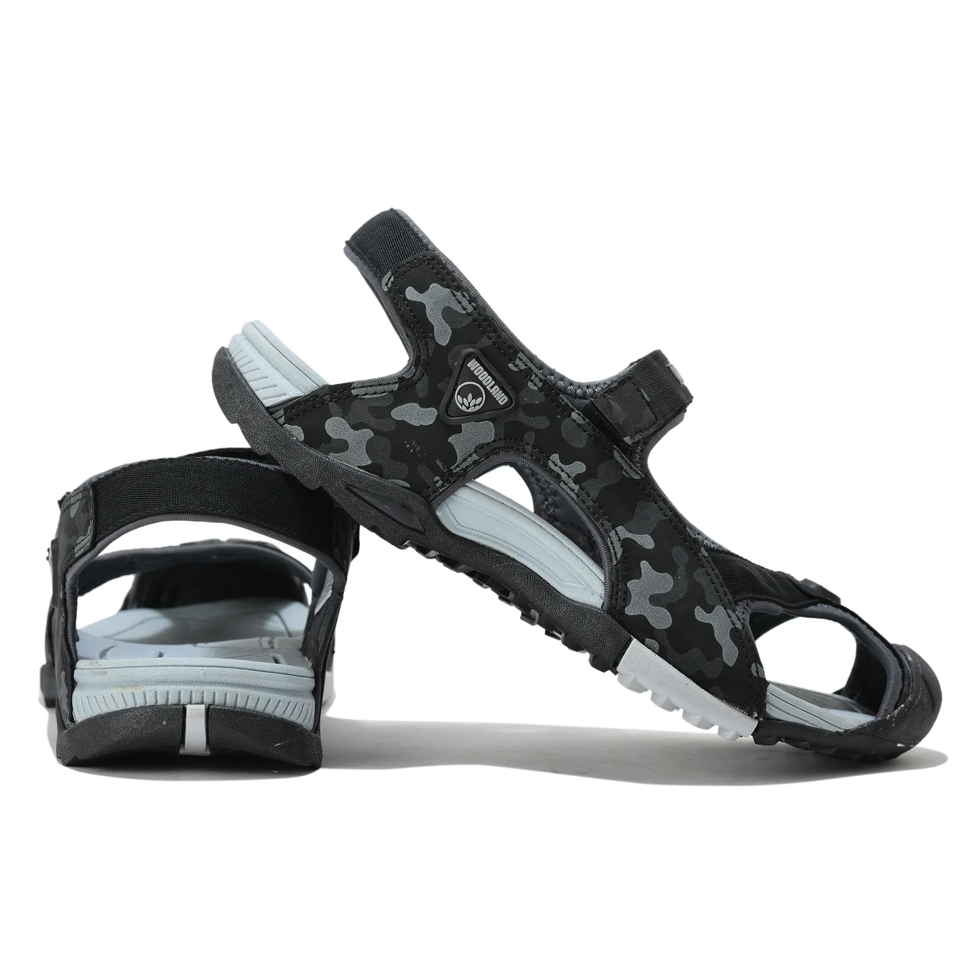 Woodland Adventure Grid Grey Sports Sandals - Thumbnail 10