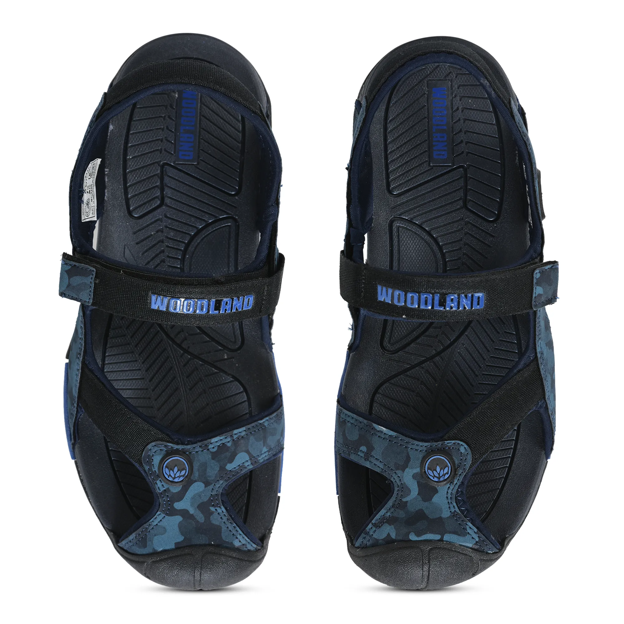 Woodland Adventure Grid Navy Sports Sandals - Thumbnail 5