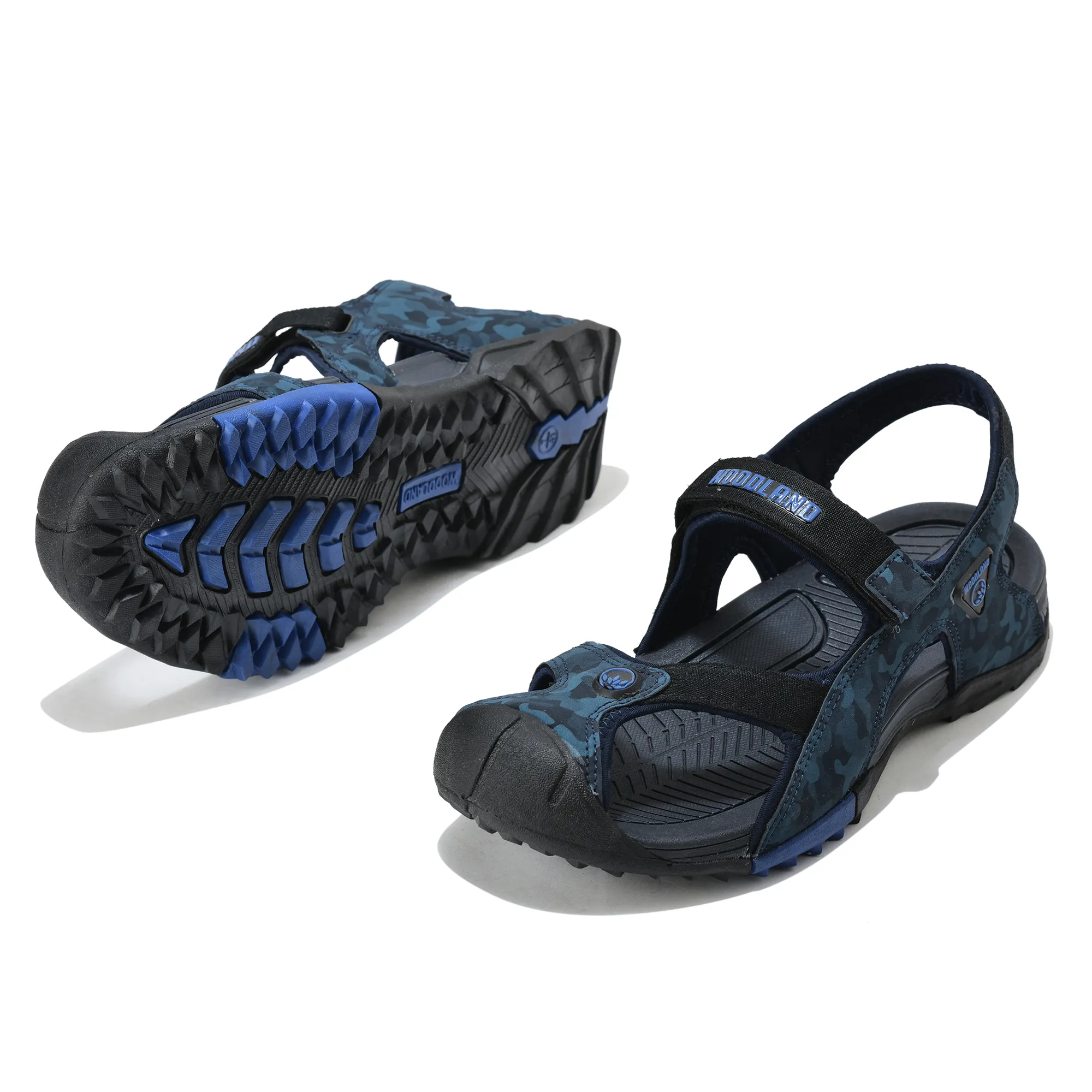 Woodland Adventure Grid Navy Sports Sandals - Thumbnail 6