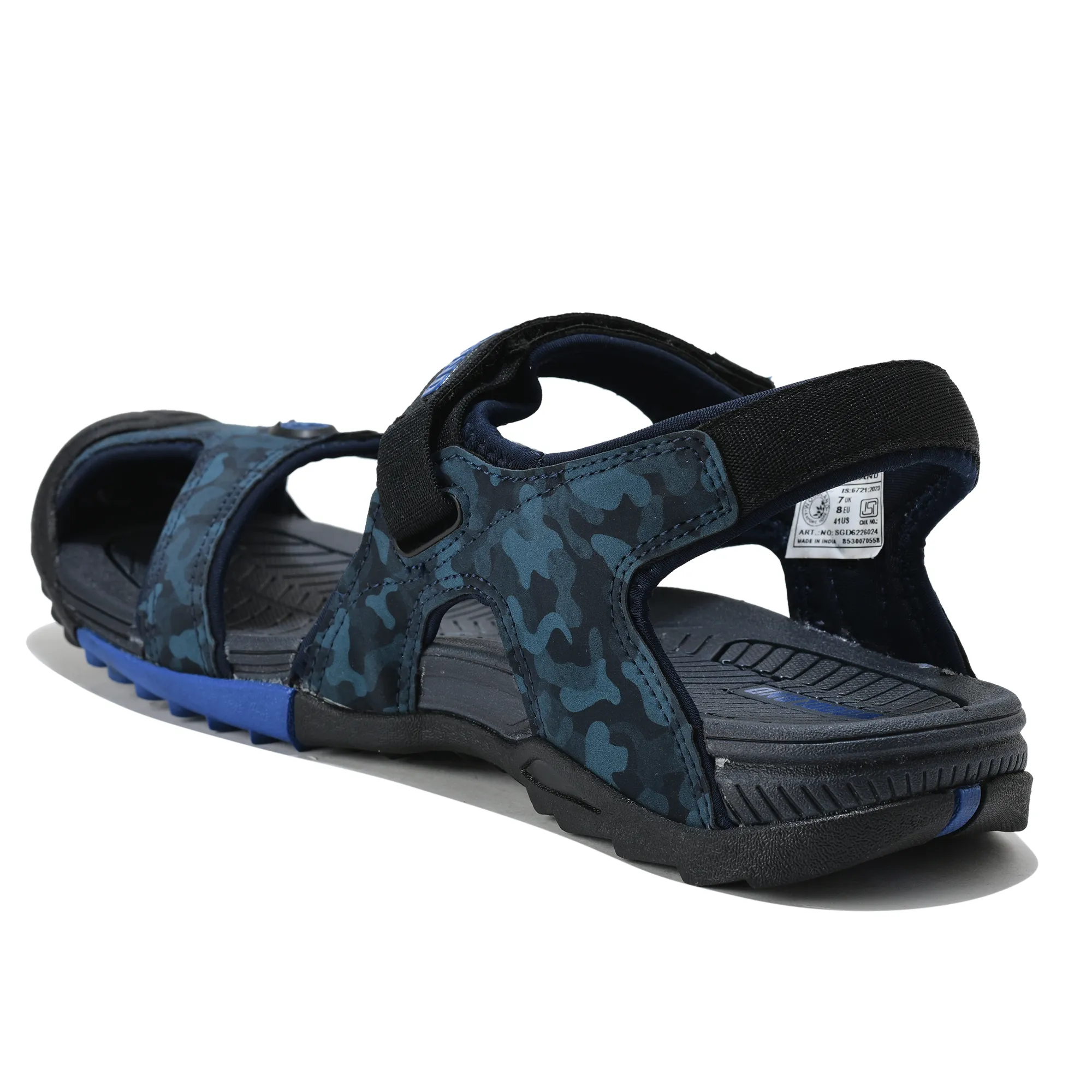 Woodland Adventure Grid Navy Sports Sandals - Thumbnail 7
