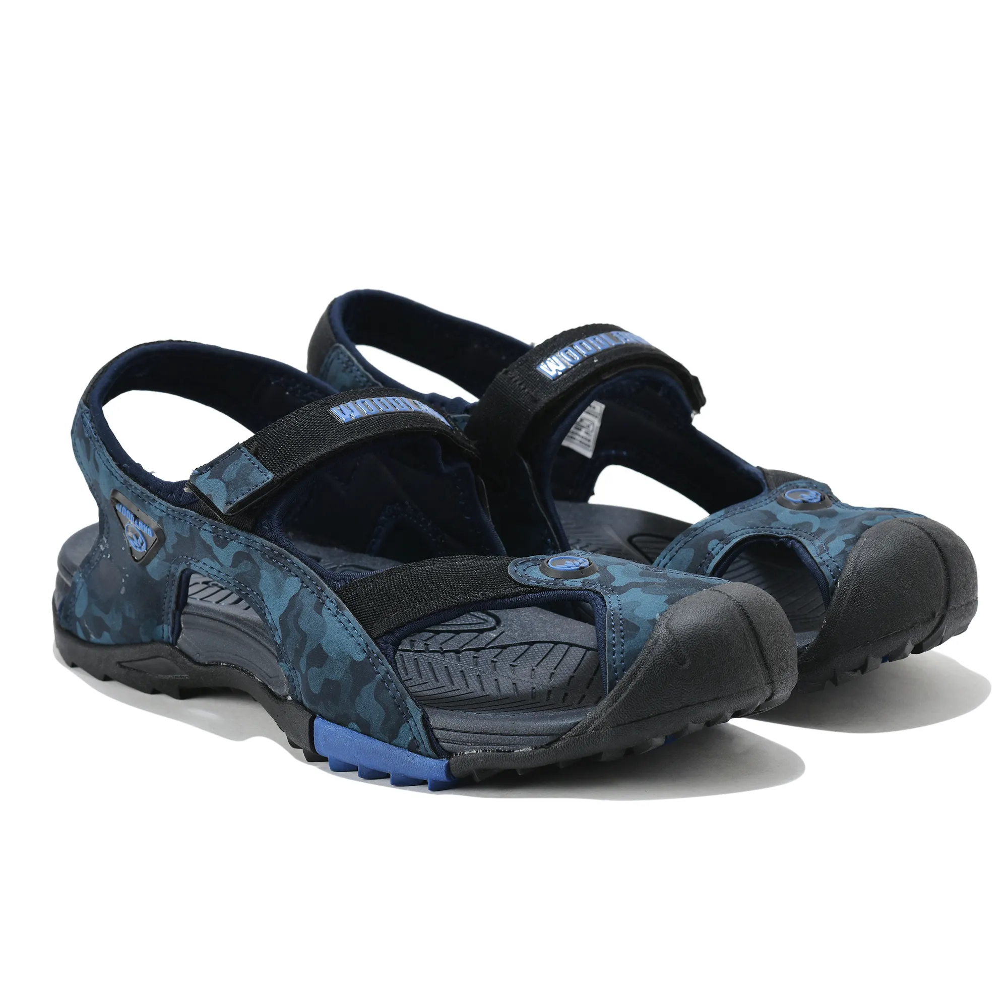 Woodland Adventure Grid Navy Sports Sandals - Thumbnail 8