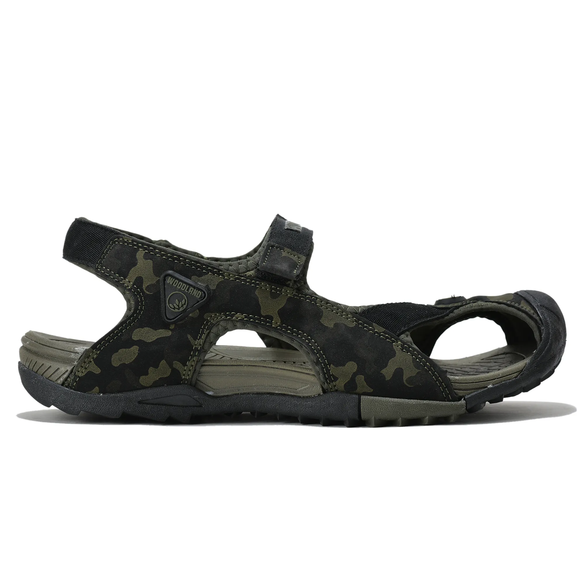 Woodland Adventure Grid Olive Sports Sandals - Thumbnail 2