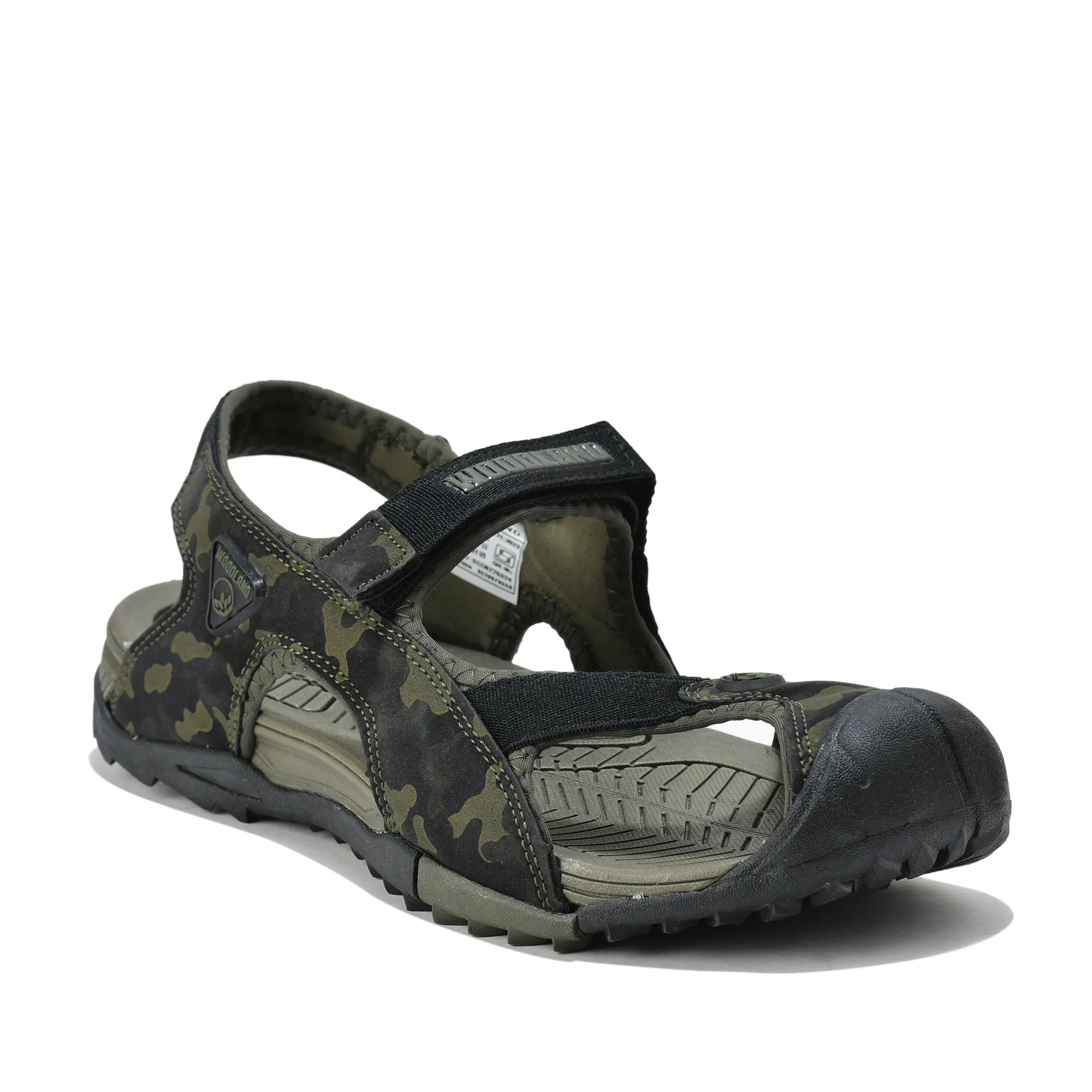 Woodland Adventure Grid Olive Sports Sandals - Thumbnail 3
