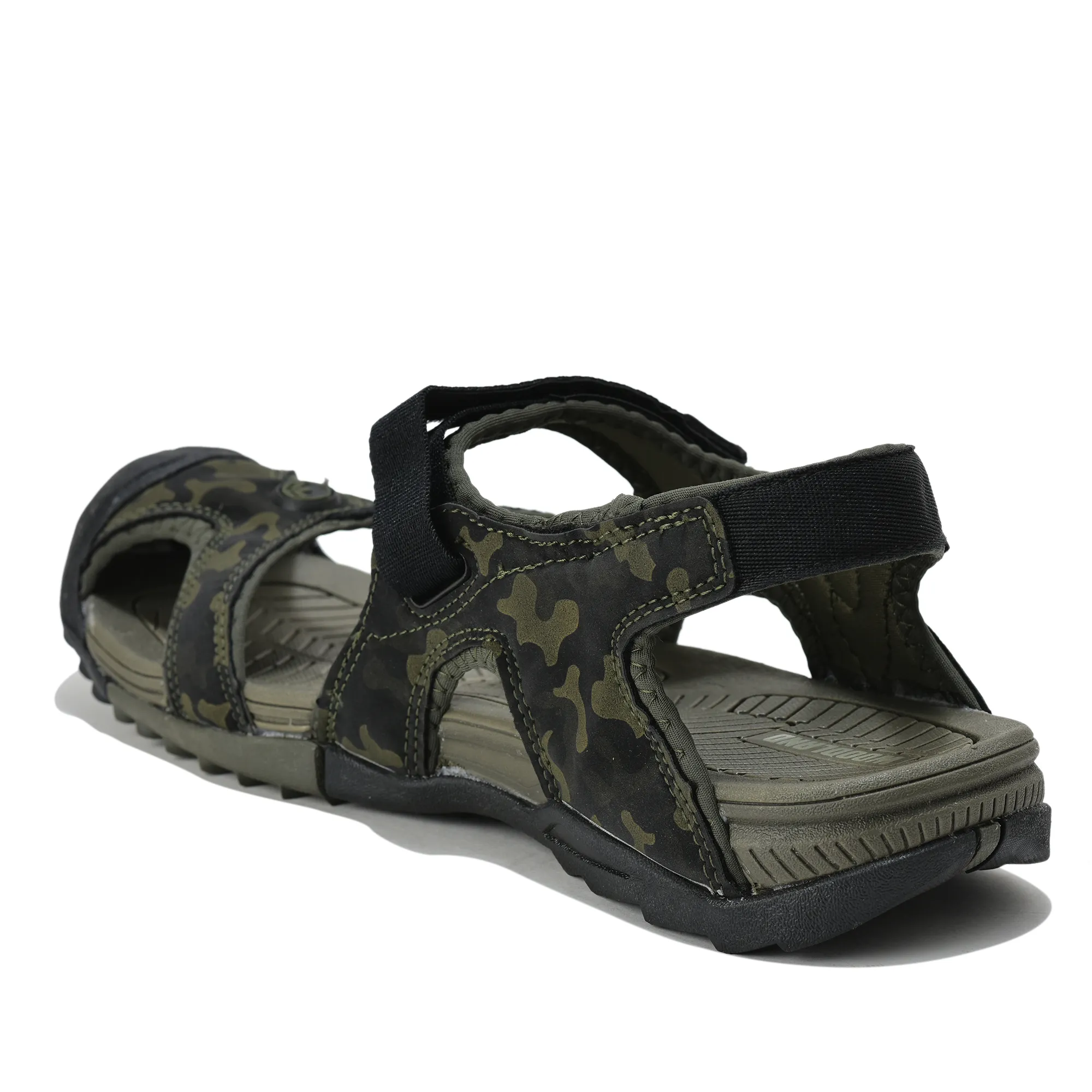 Woodland Adventure Grid Olive Sports Sandals - Thumbnail 7